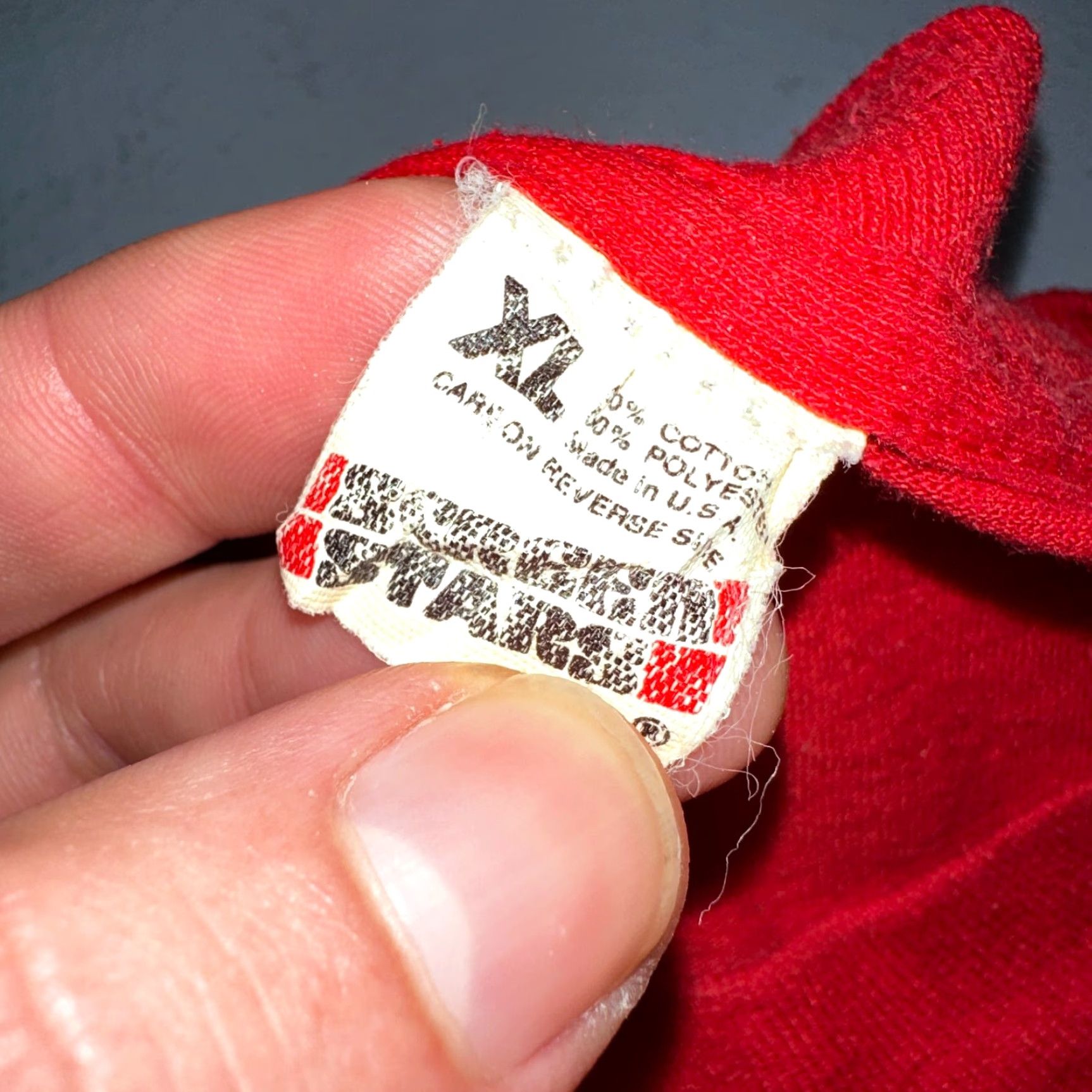 Vintage VINTAGE Rally Alley 1989 VTG T Shirt Screen Stars XL Red Men XL Crew Neck Short Sleeve 80s 70s 90s - Stadium Car Rally Security Size US XL / EU 56 / 4 - 3 Thumbnail