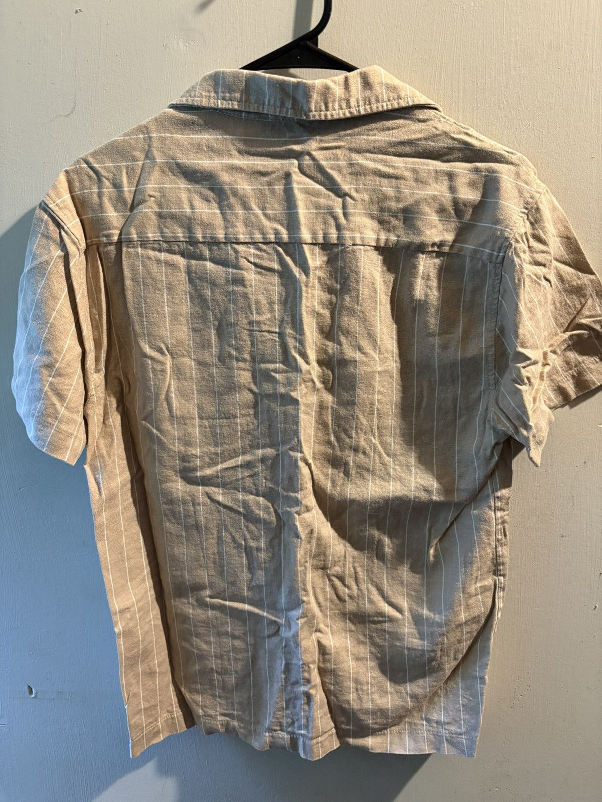 Forever 21 Forever 21 Men's Tan and White Shirt Size US S / EU 44-46 / 1 - 2 Thumbnail
