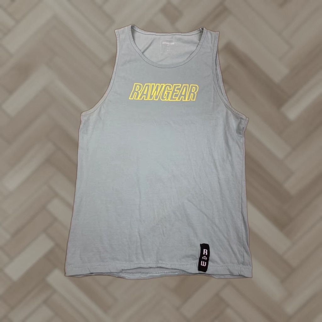 Vintage RAWGEAR Tank Top Mens S Teal Green Casual Activewear Sleeveless Pullover Round Neck Lightweight Gym Weightlifting 7926 Size US S / EU 44-46 / 1 - 1 Thumbnail