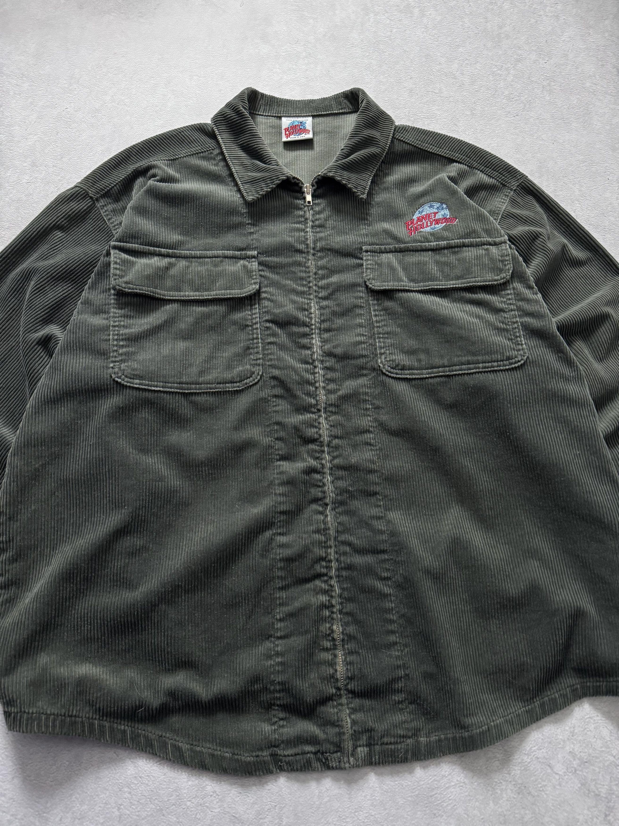Planet Hollywood Vintage Planet Hollywood Overshirt Zip Jacket Size US XL / EU 56 / 4 - 7 Thumbnail