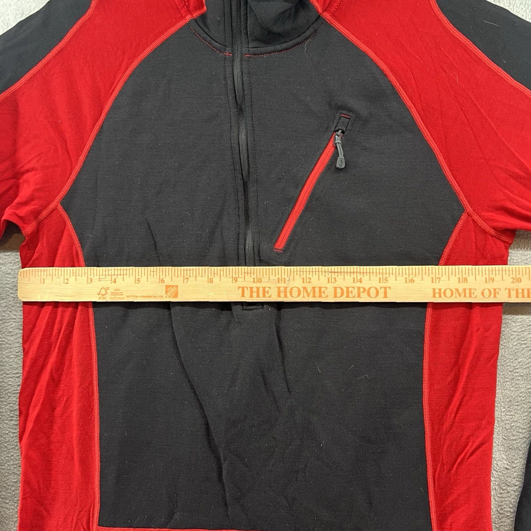 Smartwool Smartwool Mens Jacket Pullover 1/4 Zip Wool Merino Athletic Red Size M Size US M / EU 48-50 / 2 - 7 Thumbnail
