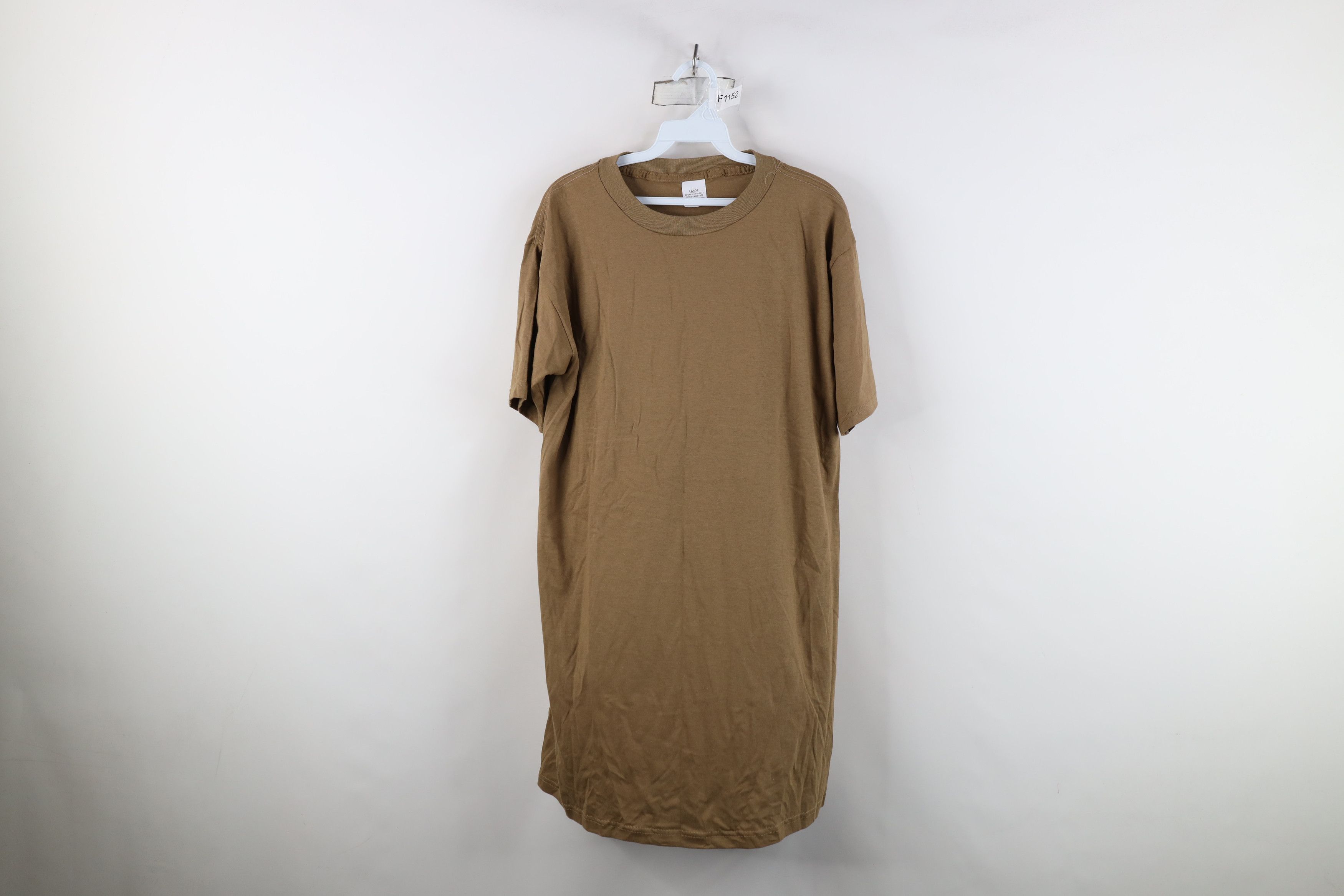 Vintage Vintage 90s Streetwear Blank Cotton Short Sleeve T-Shirt USA Size US L / EU 52-54 / 3 - 1 Thumbnail