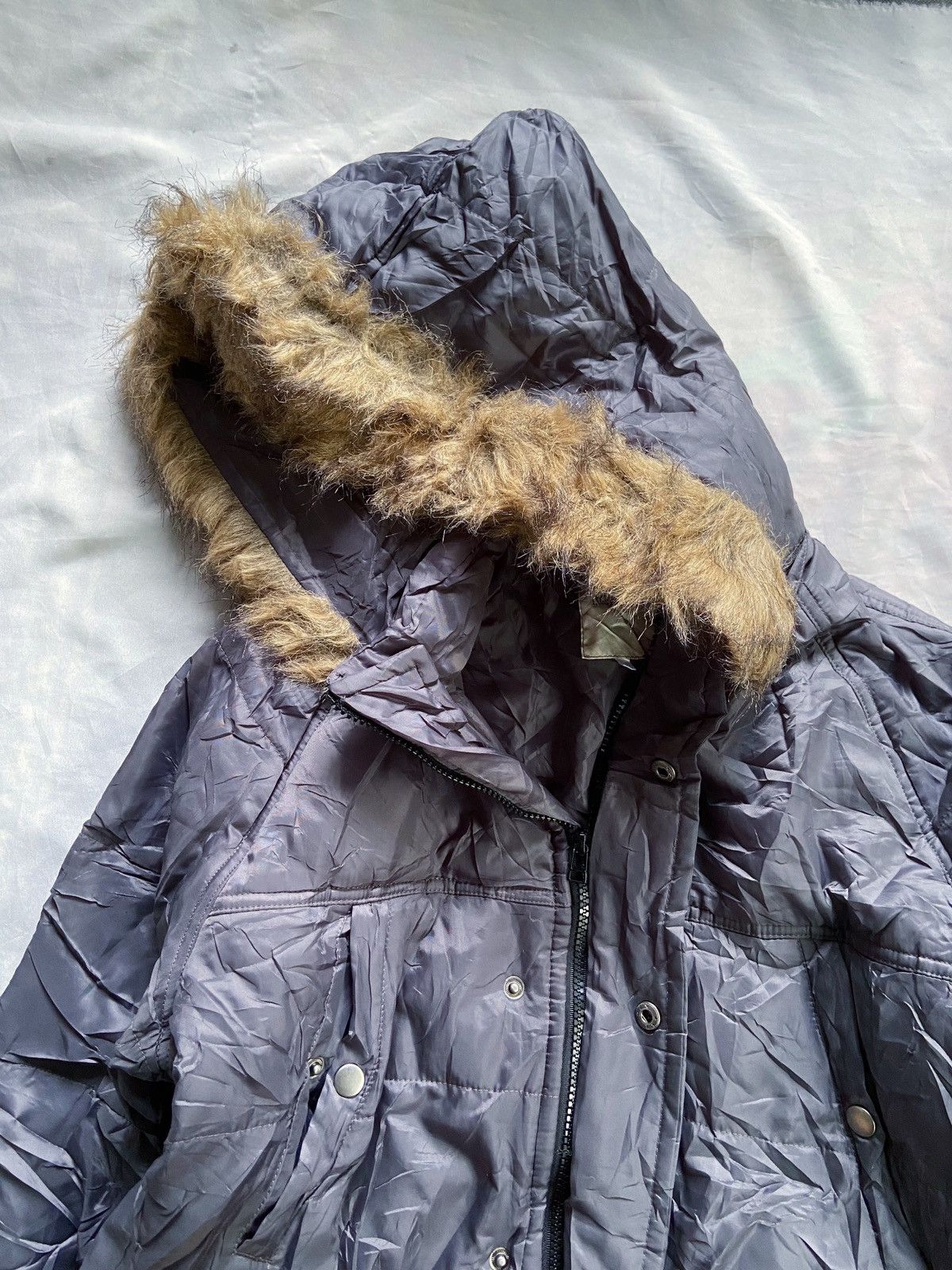 If Six Was Nine JAPANESE B.C FACTORY COAT FUR JACKET Size US L / EU 52-54 / 3 - 10 Thumbnail