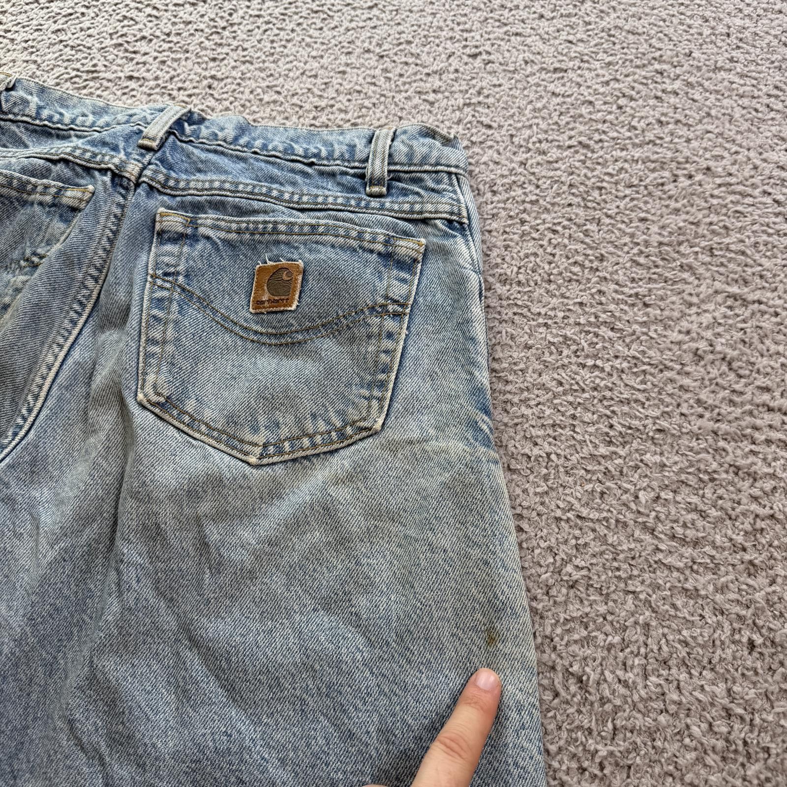 Carhartt Vintage Carhartt Flannel Lined Denim Jeans 30x31 Relaxed Fit Size US 30 / EU 46 - 8 Thumbnail