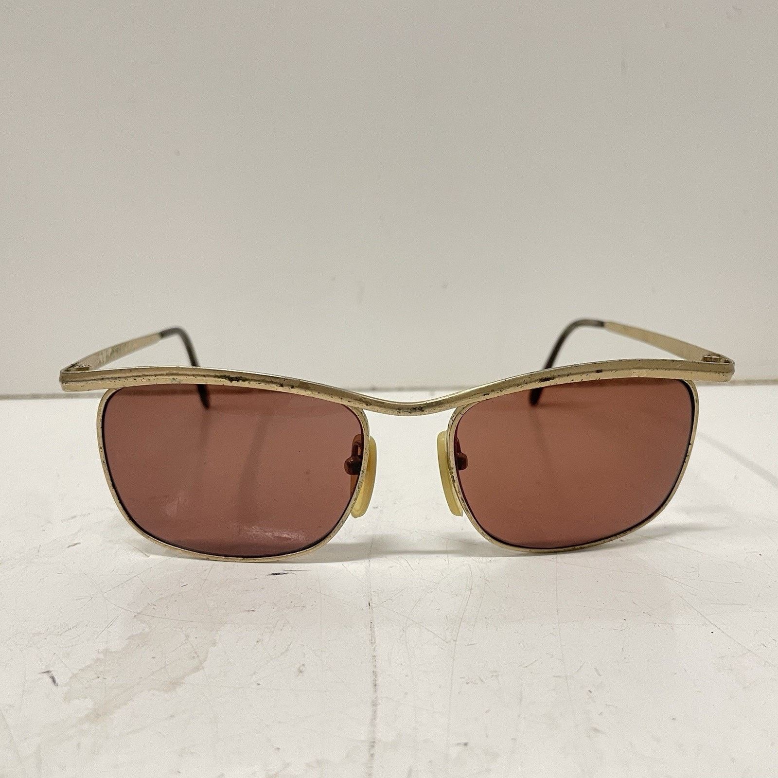 Death Row Records VTG 80’s Revo Malibu Sunglasses Gold Plate NASA Tech Japan Size ONE SIZE - 3 Thumbnail