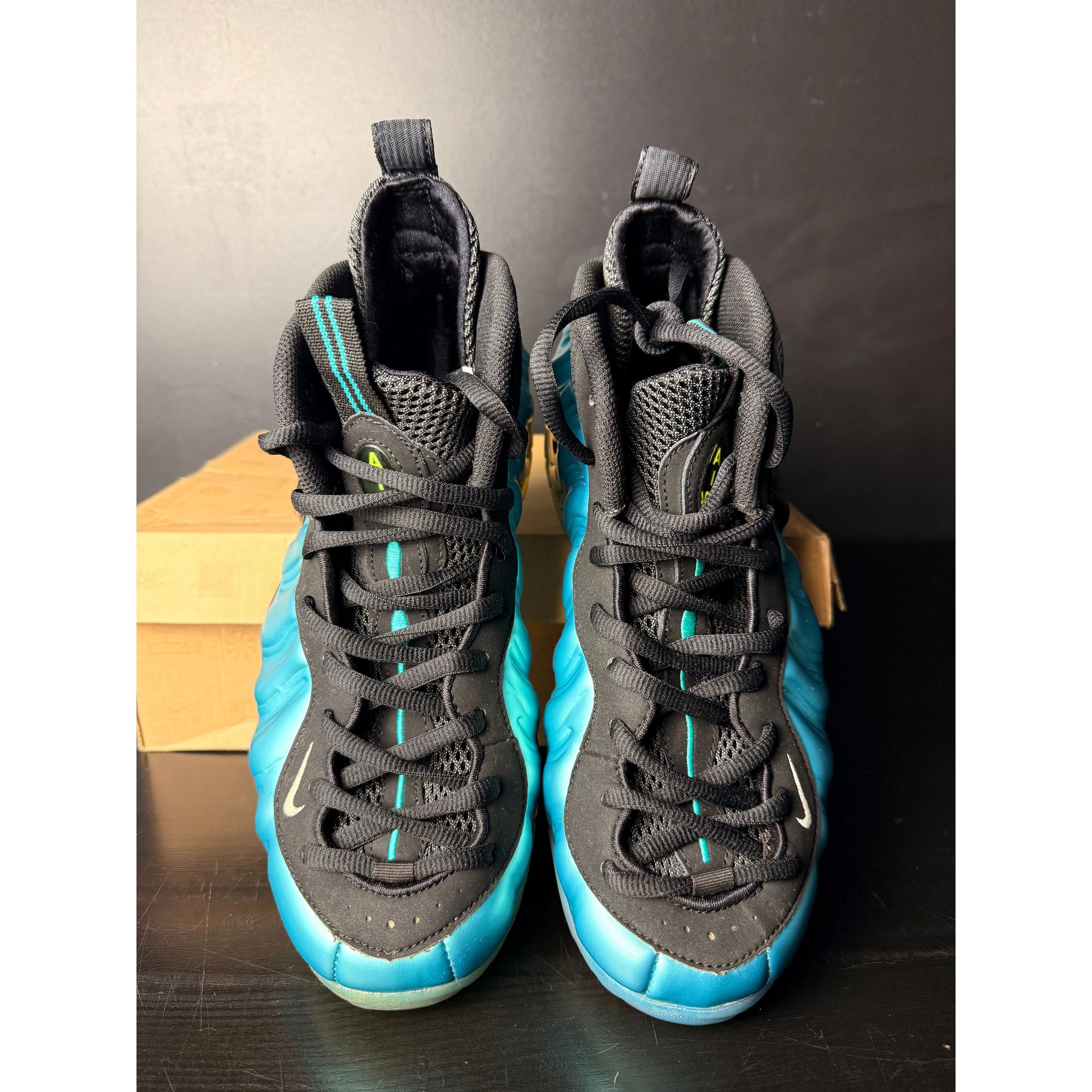 Nike Nike Air Foamposite Pro "Electric Blue" **PRE-OWNED** REP. BOX - 9M Size US 9.5 / EU 42-43 - 3 Thumbnail
