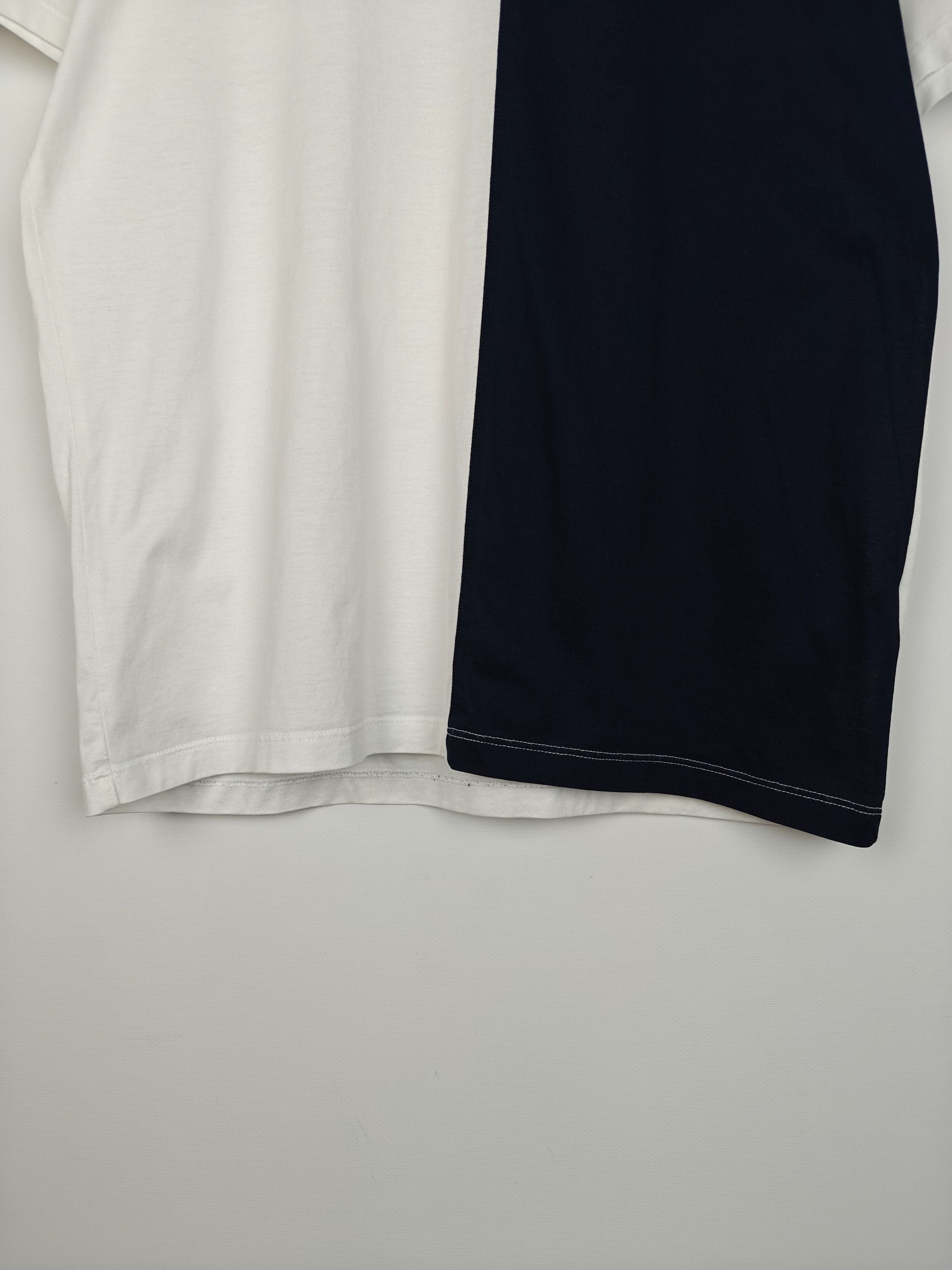 Reiss Reiss T-Shirt Egyptian Cotton White/Blue size M Size US M / EU 48-50 / 2 - 3 Thumbnail