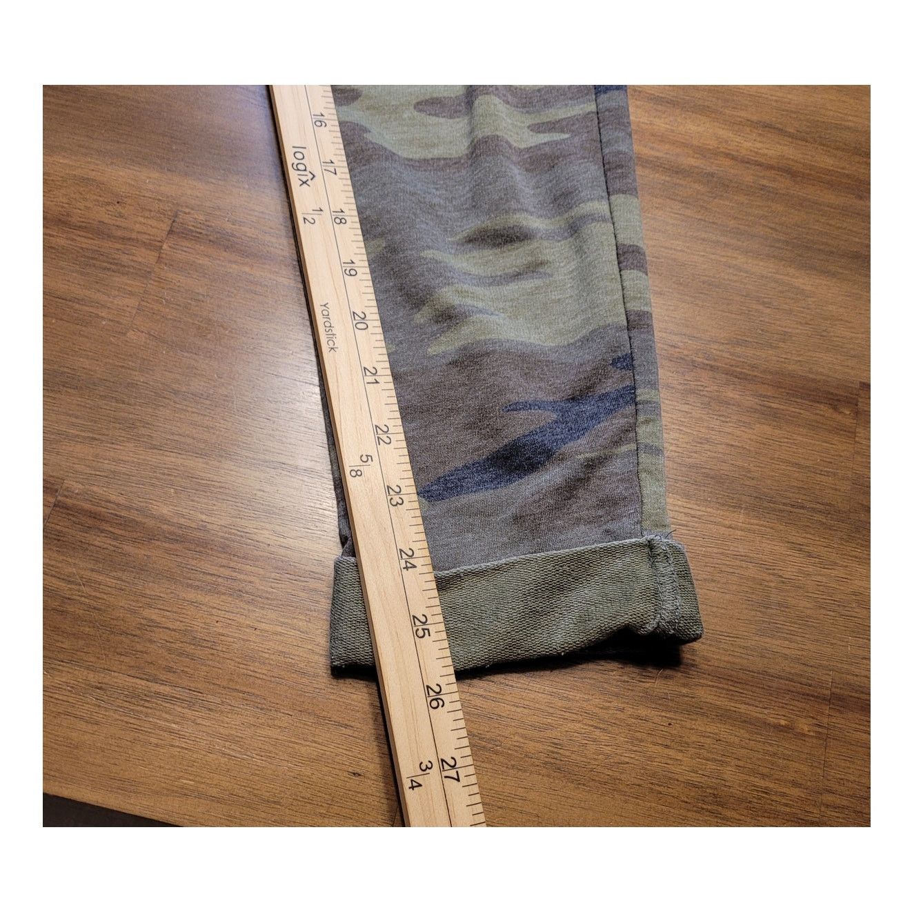 Z Supply Z SUPPLY Overalls XS Green Camo Stretch Knit Cuffed Size 30" / US 8 / IT 44 - 6 Thumbnail