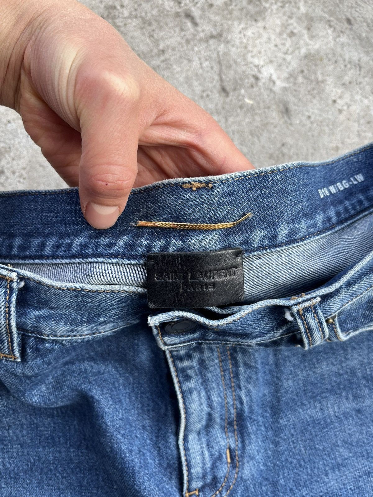 Hedi Slimane × Saint Laurent Paris AW16 Saint Laurent Paris by Hedi Slimane D18 Jeans Denim Size 27" / US 4 / IT 40 - 3 Thumbnail