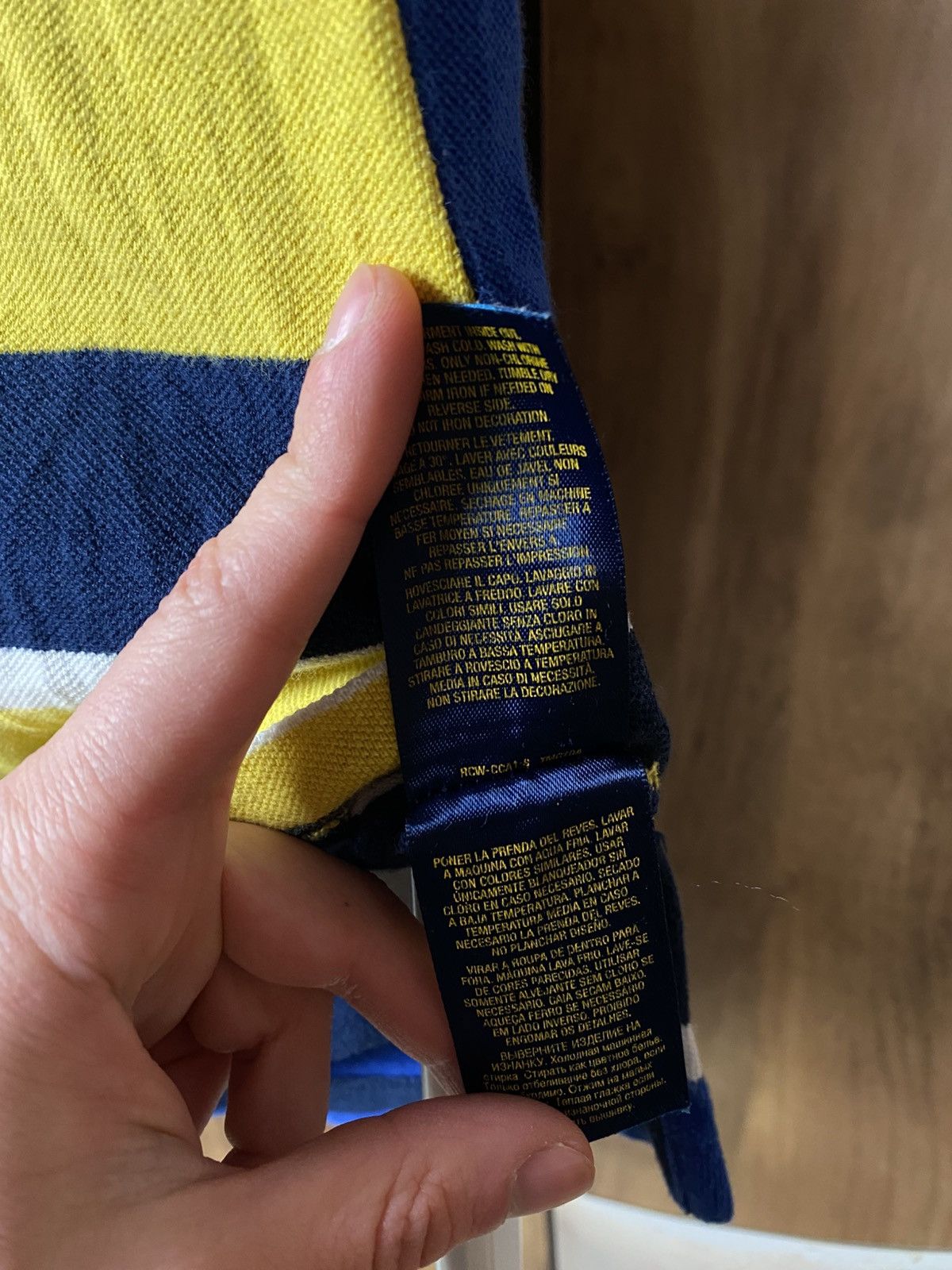 Polo Ralph Lauren 🎠Vintage Junior Polo Ralph Lauren Big Logo Striped VTG Tee🎠 Size US XS / EU 42 / 0 - 14 Thumbnail