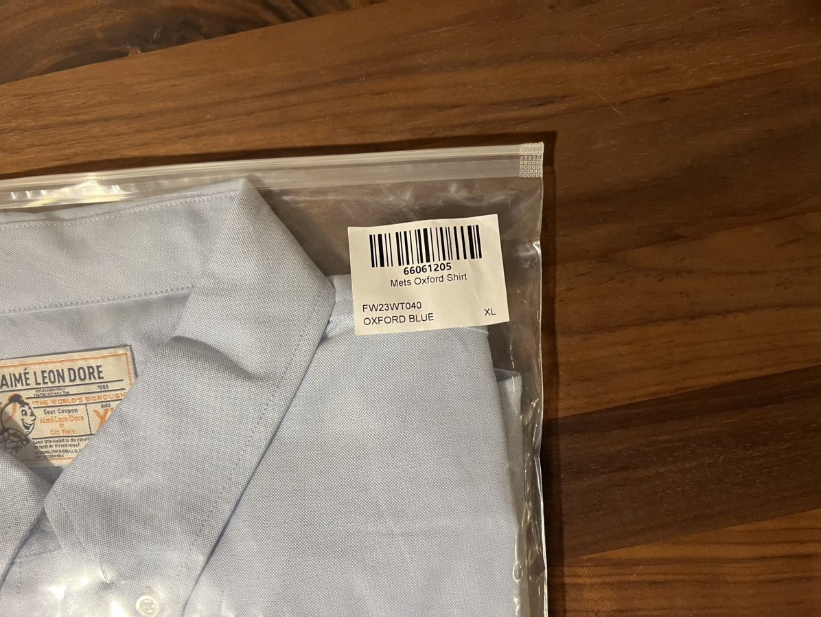 Aime Leon Dore Aime Leon Dore ALD / New York Mets Oxford Shirt XL Blue Size US XL / EU 56 / 4 - 9 Thumbnail