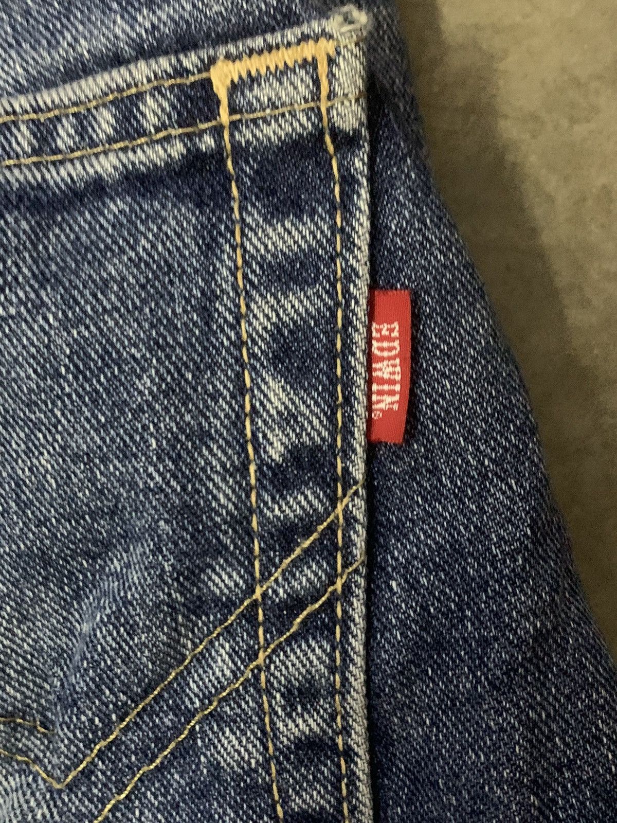Edwin Edwin Distress Denim Flare Denim Jeans Size US 35 - 10 Thumbnail