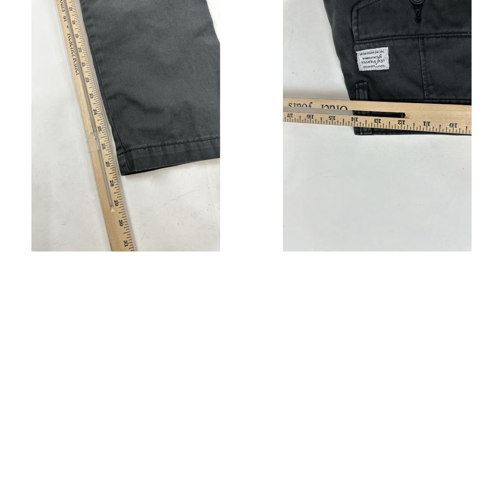 Levi's Levi's XX Pants Mens Chino Trousers 28x30 Gray Flat Front Regular Slim Cut Mens Clothing Size US 28 / EU 44 - 8 Thumbnail