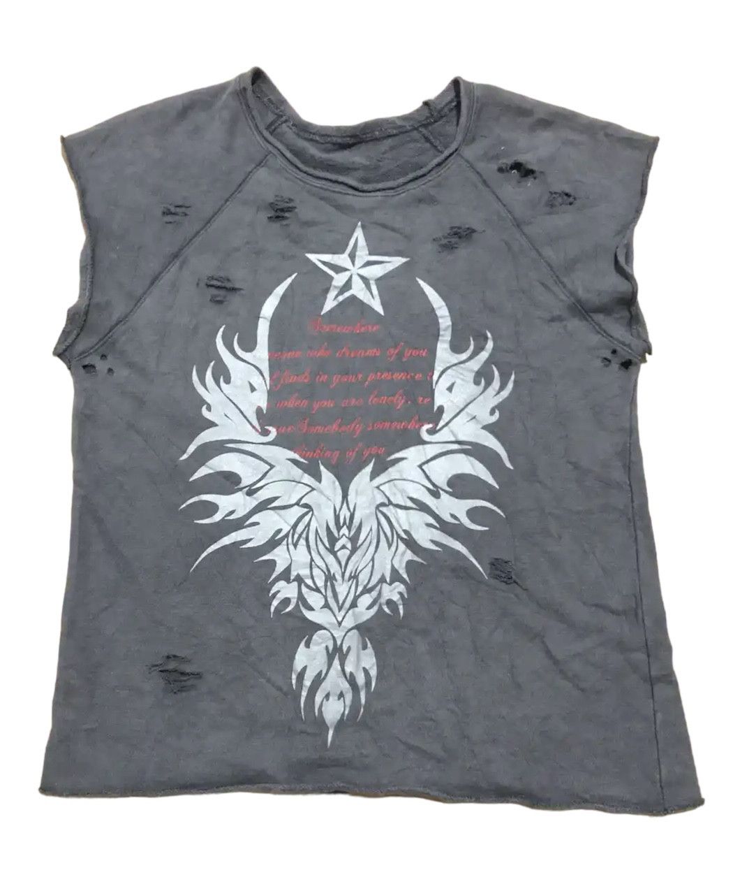 Beauty Beast Poem cut out distressed like raf simons style Size US M / EU 48-50 / 2 - 1 Thumbnail