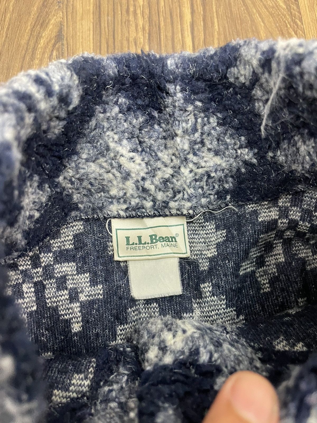 L.L. Bean Vintage 90s LL BEAN Pullover Sweater Abstract Knitwear Size US M / EU 48-50 / 2 - 6 Thumbnail