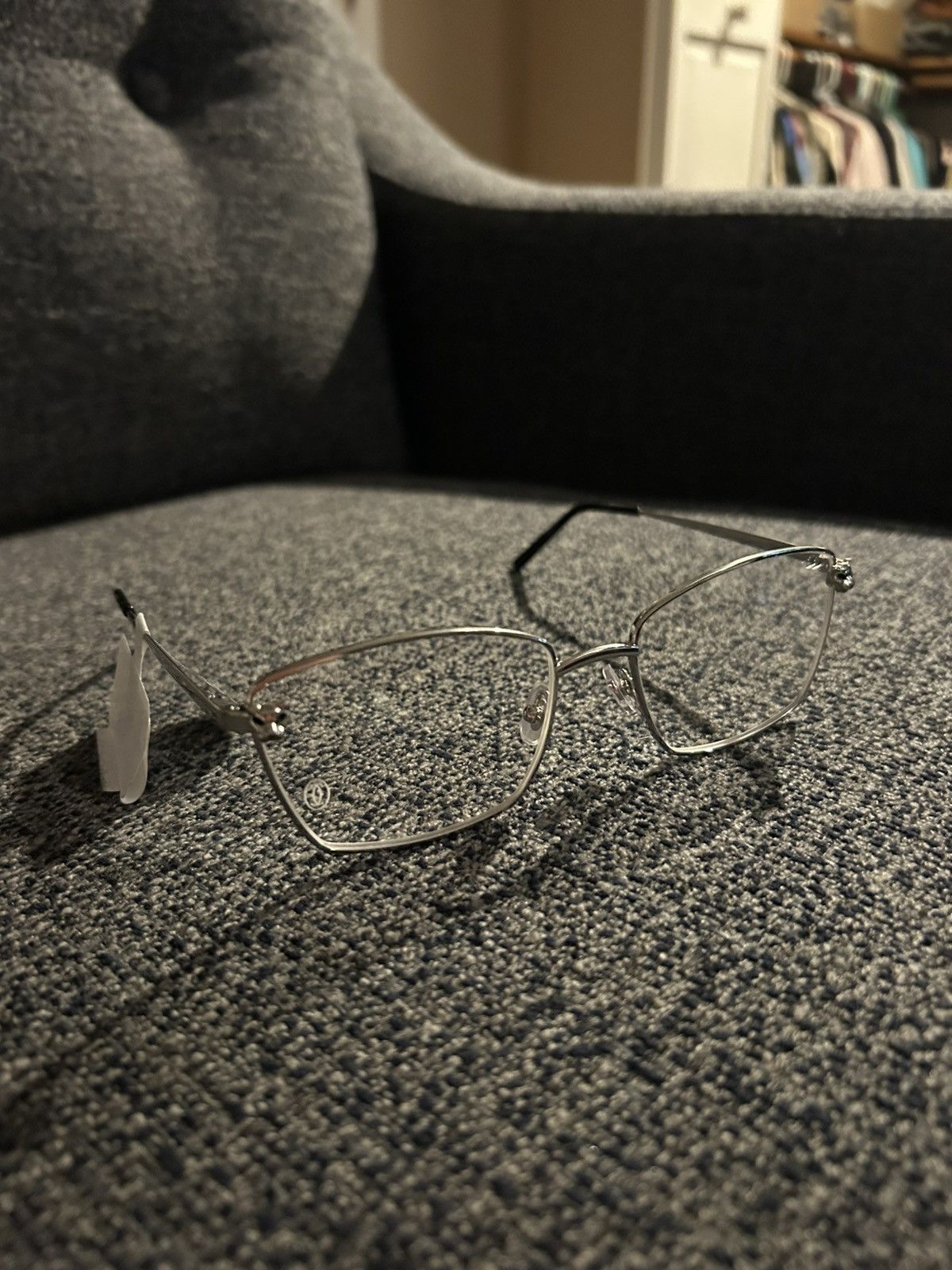 Cartier Cartier CT0209O 002 Silver Full-Rim Eyeglasses 55mm Size ONE SIZE - 4 Thumbnail