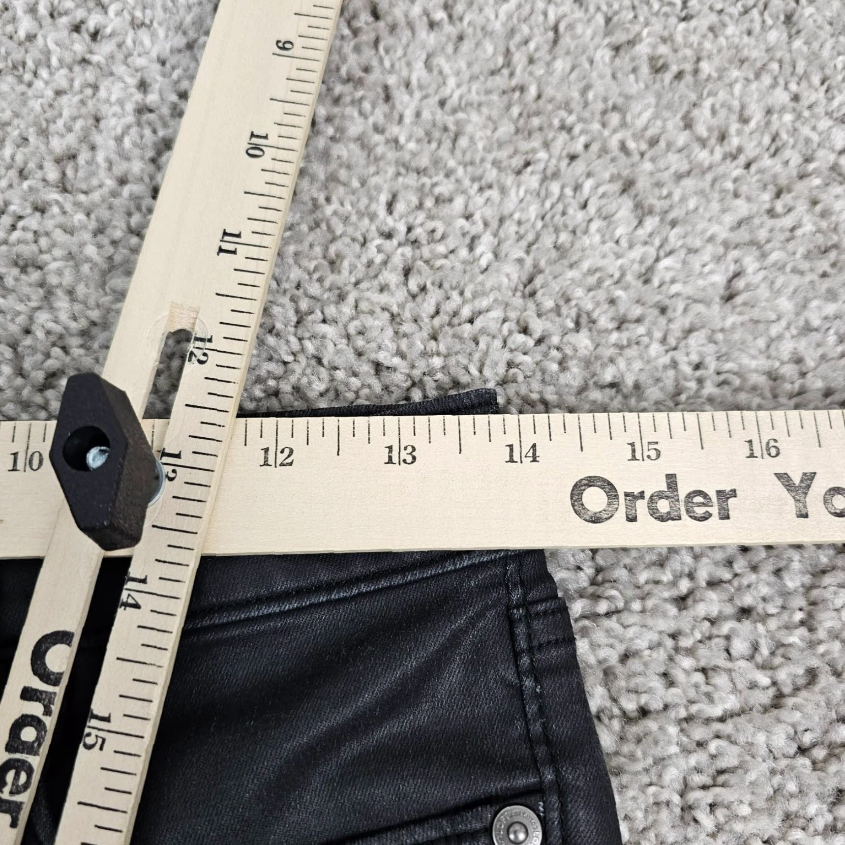 Ann Taylor ANN TAYLOR LOFT Black Jegging Pants Womens 27 Regular Mid Rise Stretch 27x28 Size 27" / US 4 / IT 40 - 6 Thumbnail