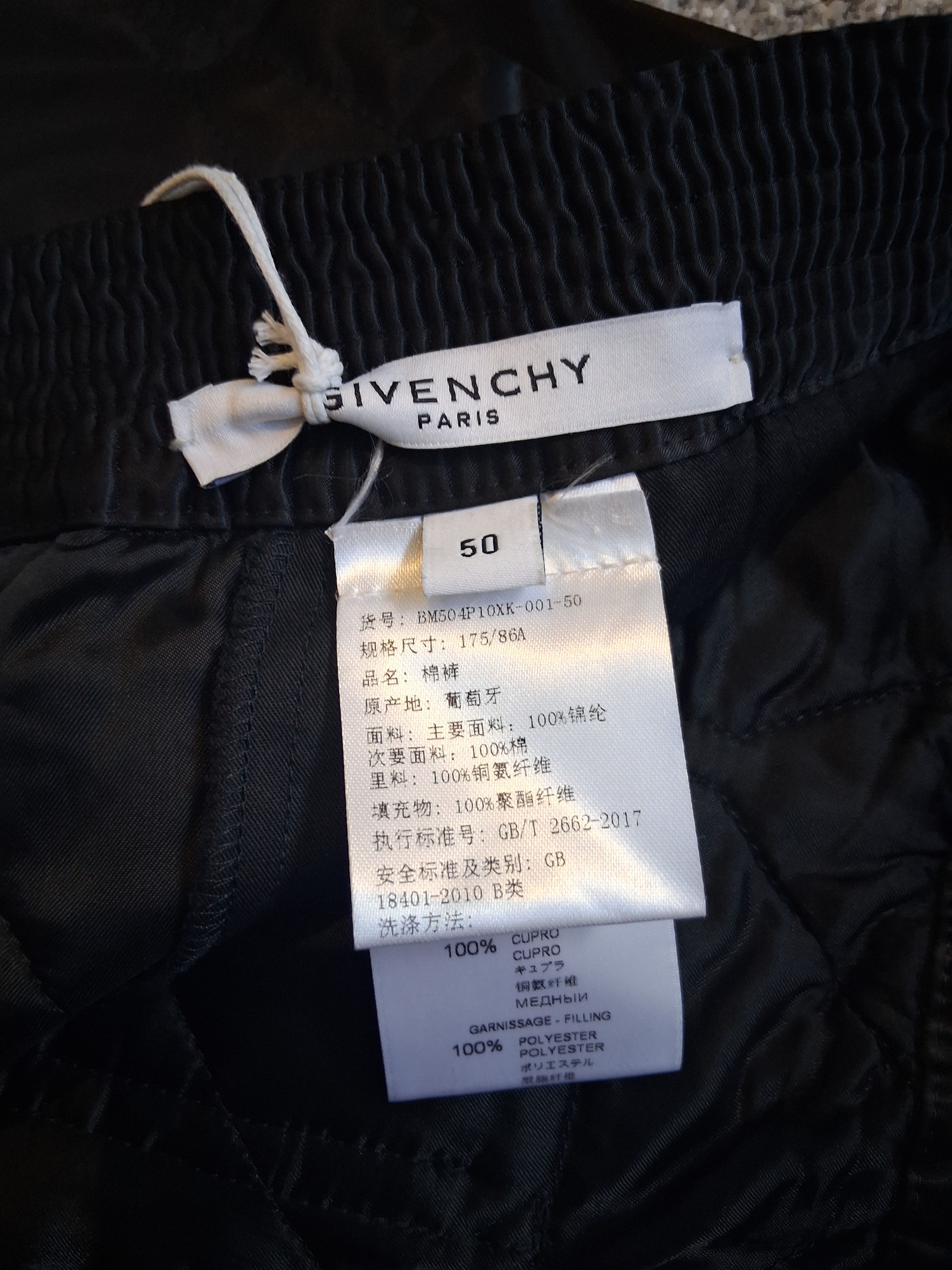 Givenchy Givenchy Quilted Track Pants BM504P10XK Size 50 NWT Size US 34 / EU 50 - 6 Thumbnail