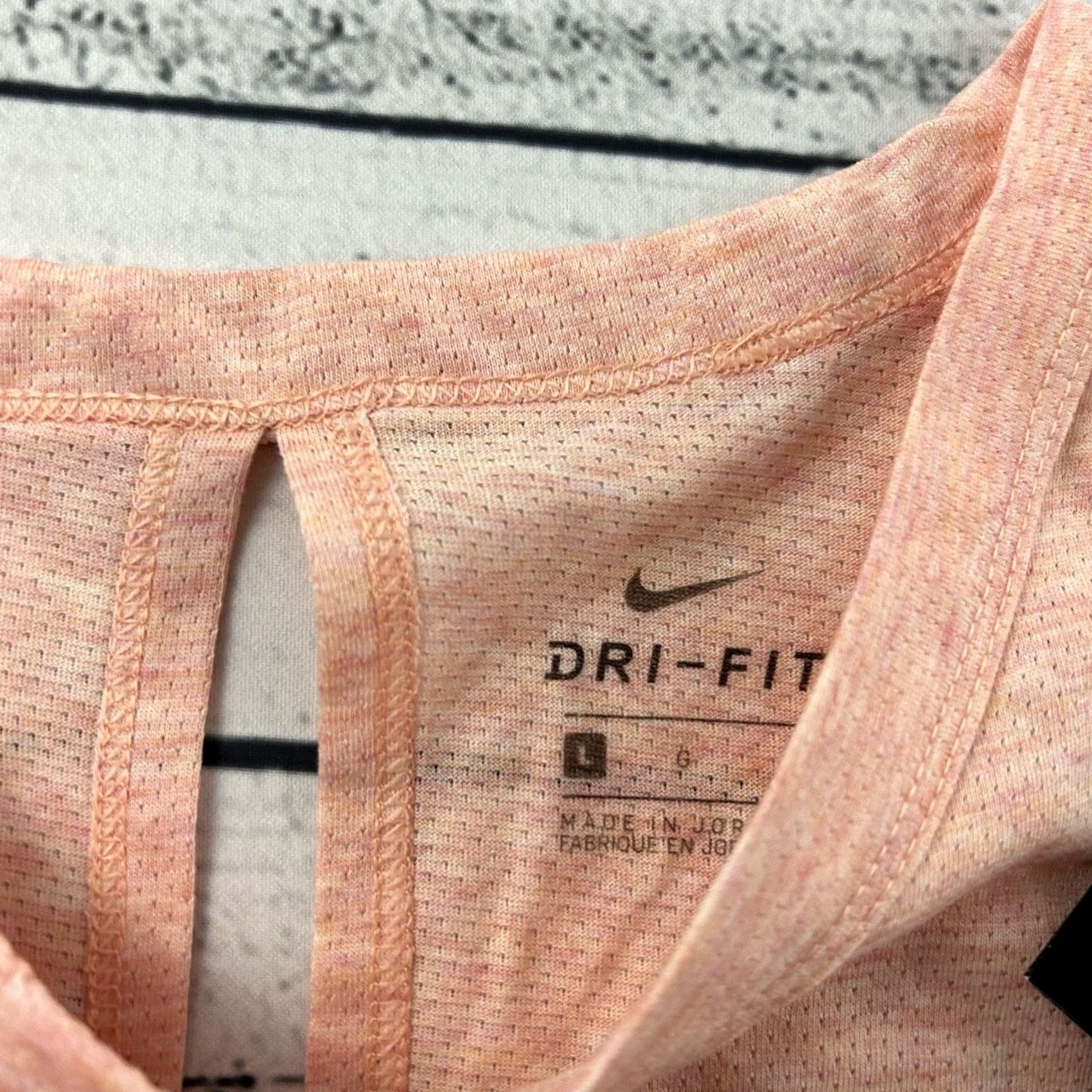 Nike Nike Dri-Fit Running Sleeveless Shirt Women L Orange``` Size L / US 10 / IT 46 - 3 Thumbnail