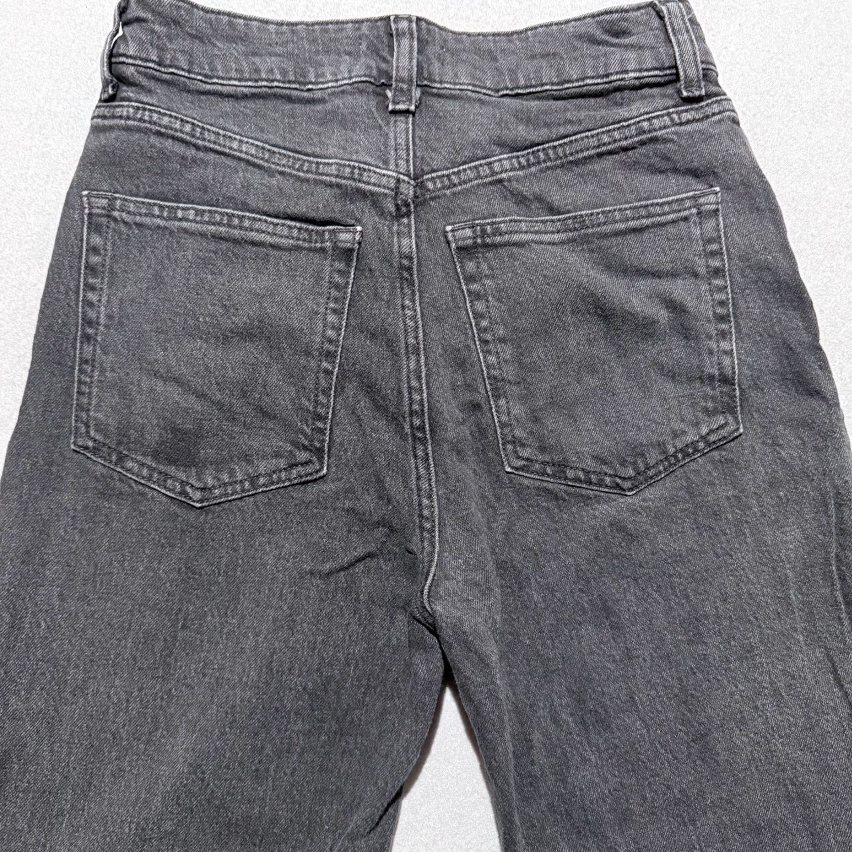 H&M H&M Jeans Women Black Denim High Rise Flared Classic Zip Fly 4 Size 27" / US 4 / IT 40 - 4 Thumbnail