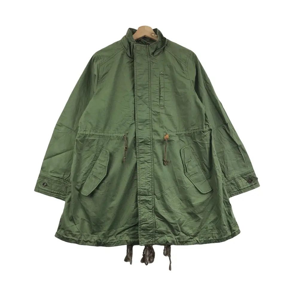 Japanese Brand Vintage PHARMACIE FELIX Army 1872 Trench Coat Parka Jacket Size US M / EU 48-50 / 2 - 1 Thumbnail