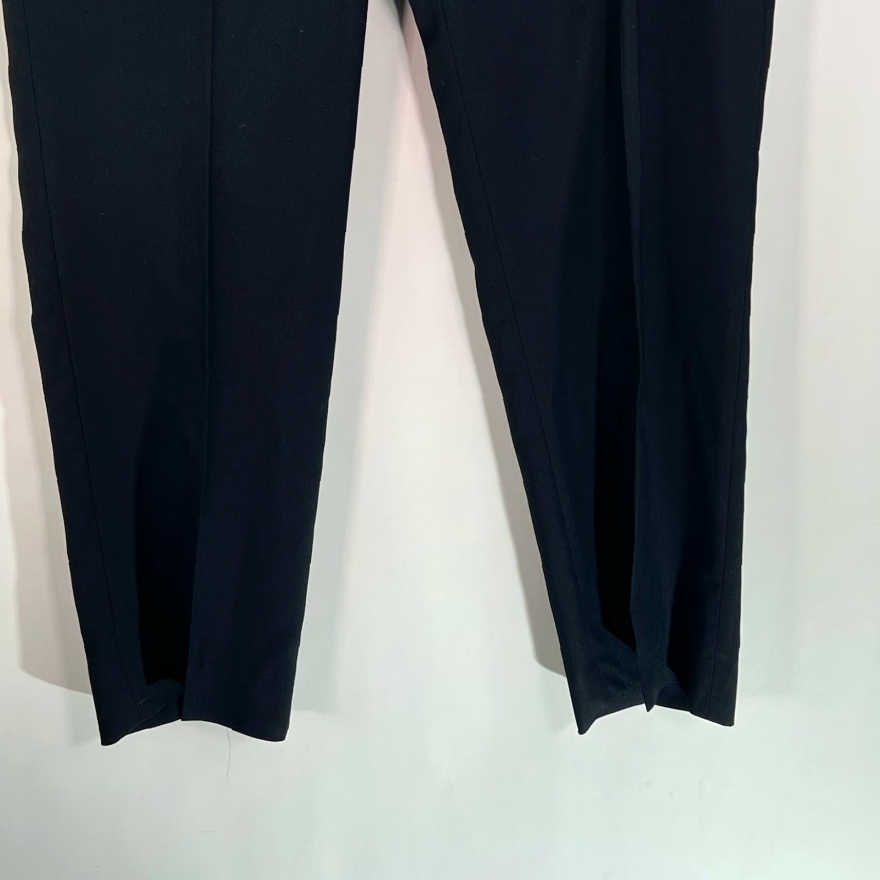 Pronto Uomo Pronto Uomo Dress Pants Mens Black Flat Front Slim Leg 35X34 Straight 30 Inseam Formal Business Size US 35 - 7 Thumbnail
