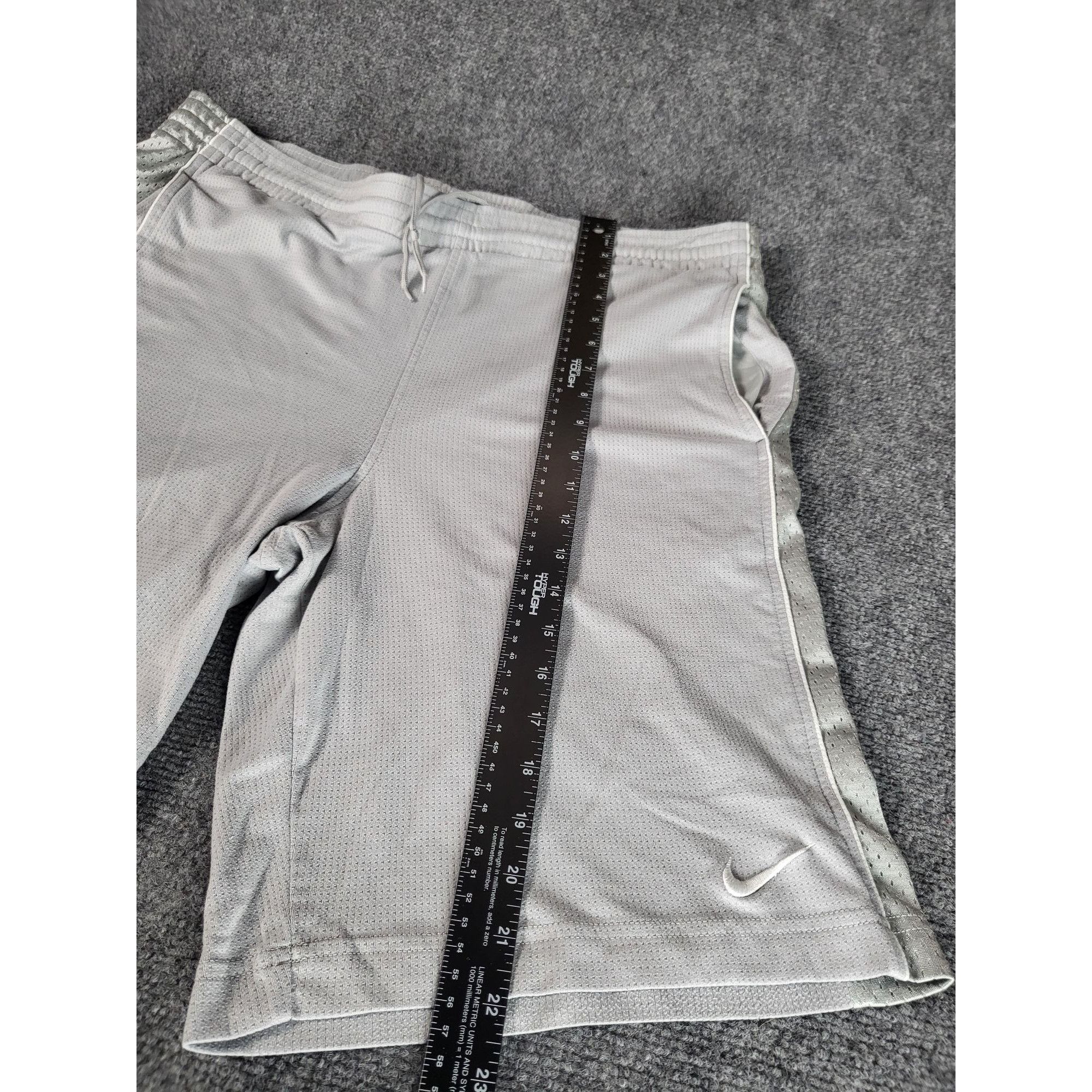 Nike Nike Fit Dry Basketball Shorts Men Sz L Gray Drawstring Casu Size US 38 / EU 54 - 4 Thumbnail