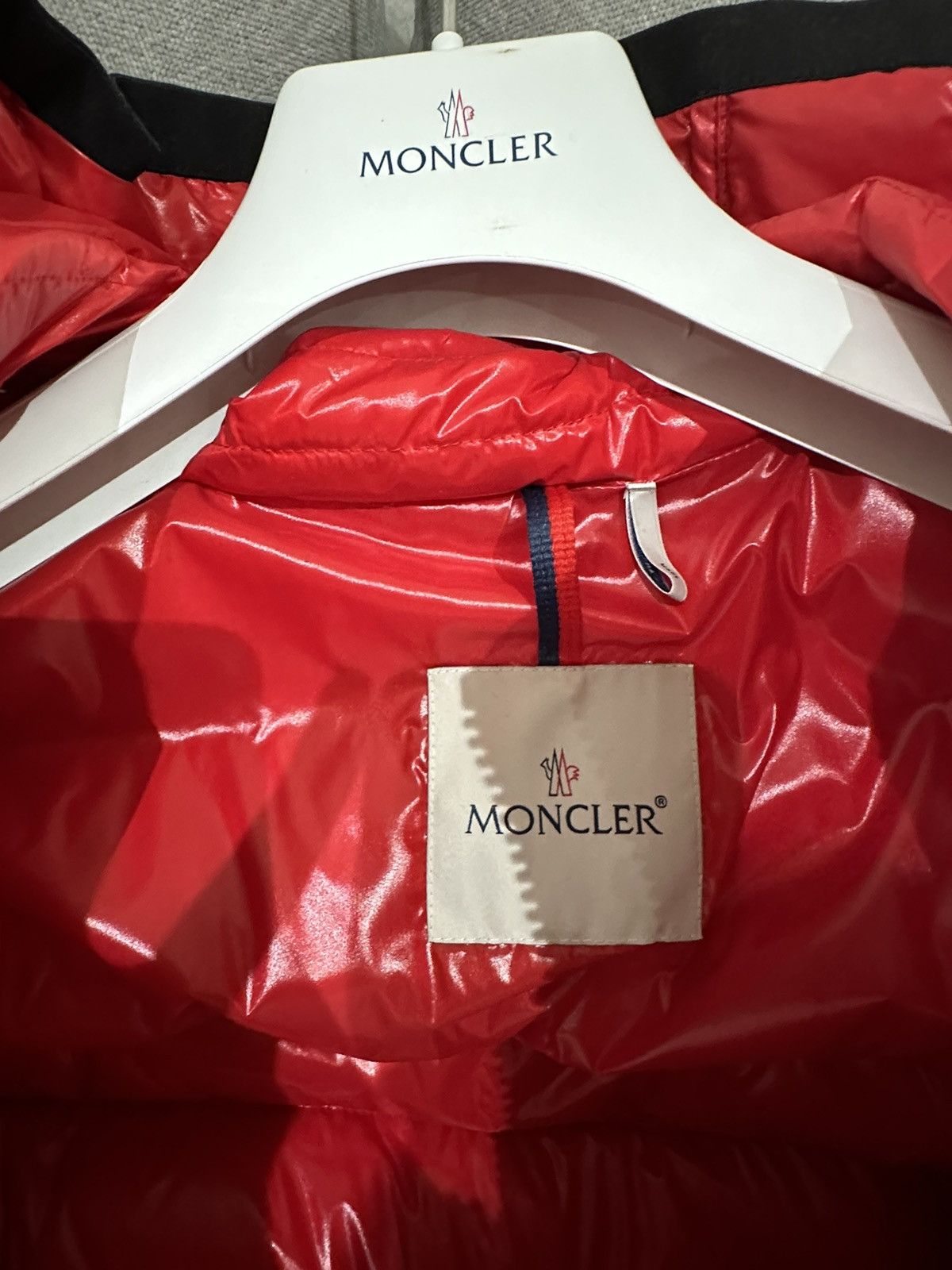 Moncler Moncler Galion Down Jacket Red Size US XL / EU 56 / 4 - 7 Thumbnail