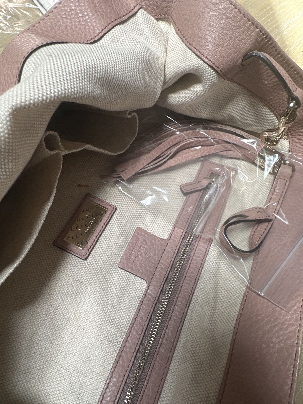 Gucci Gucci Leather Bag Leather Tote Size ONE SIZE - 12 Thumbnail