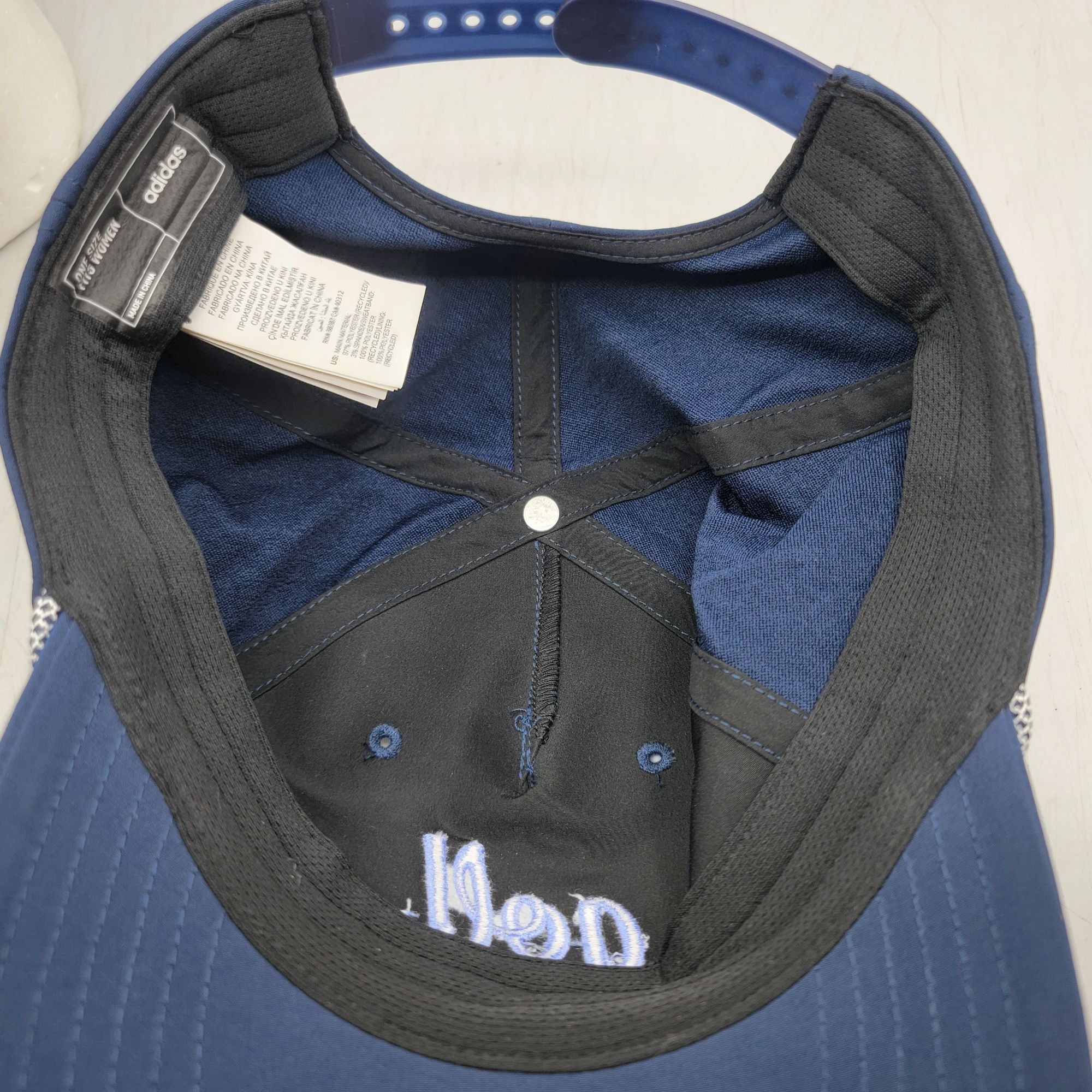 Adidas Adidas Womens Blue 5 Panel Golf Script Hat Cap Athletic Outd Size ONE SIZE - 7 Thumbnail