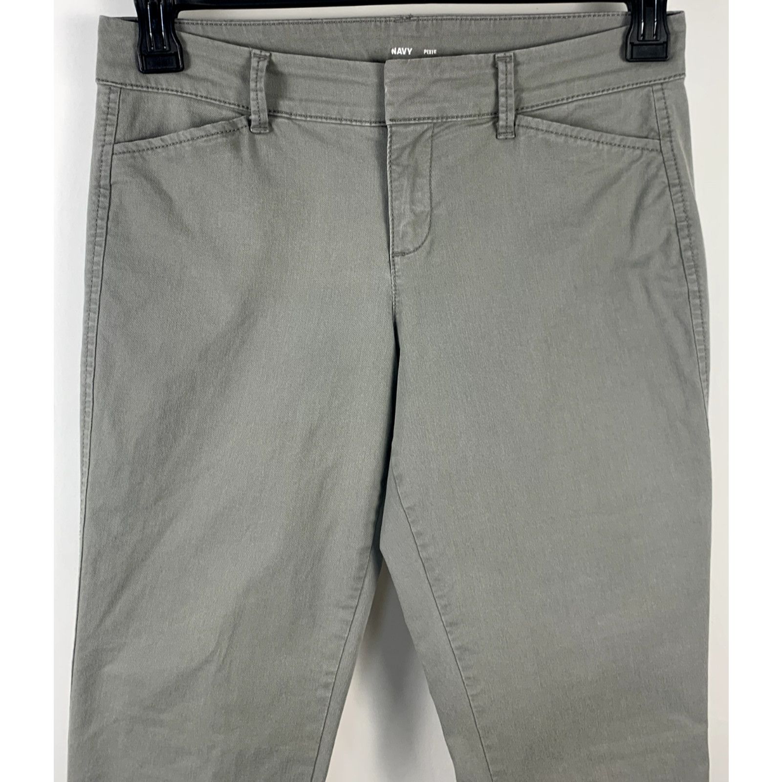 Old Navy Old Navy Pixie Ankle Pants Women's Size 2 Mid Rise Gray Soft Size 26" / US 2 / IT 38 - 4 Thumbnail