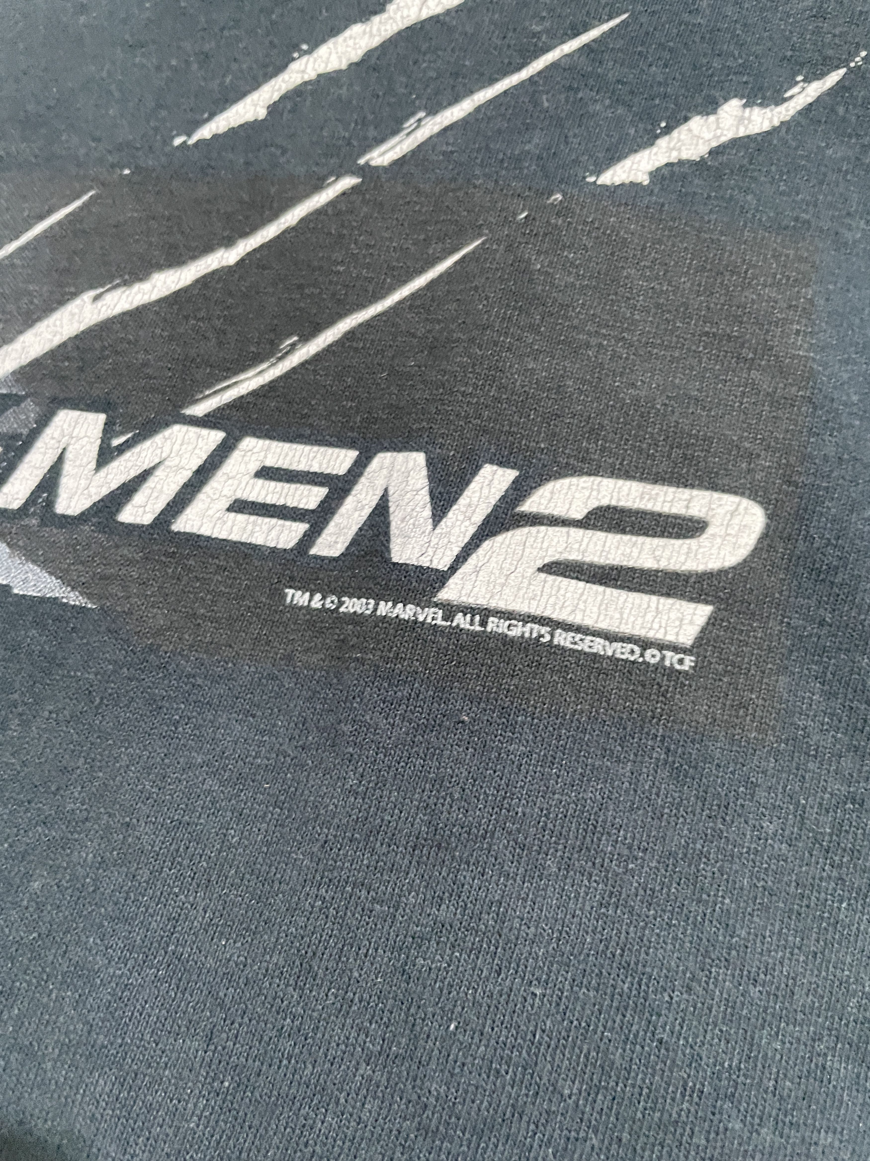 Vintage Rare Vintage 2003 X Men Logan T Shirt Size US L / EU 52-54 / 3 - 3 Thumbnail