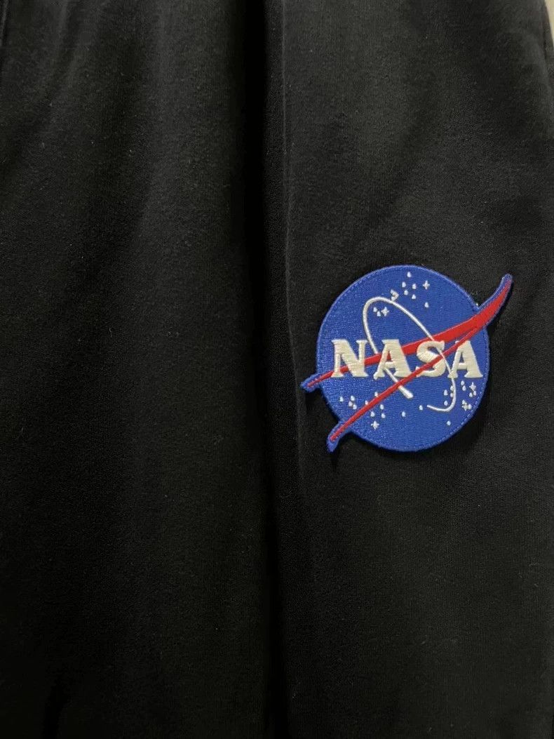 Balenciaga Balenciaga size M NASA Logo Embroidered Black Sweatpants Size US 27 - 2 Thumbnail