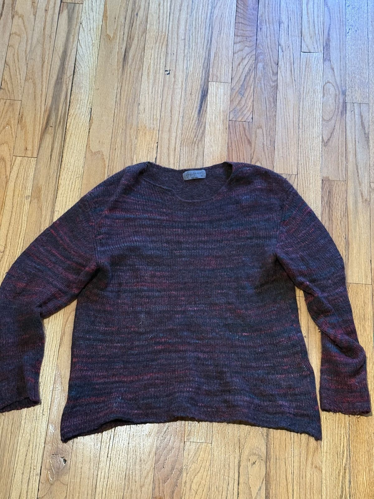 Yohji Yamamoto Yohji Raw Hem Rainbow Knit Size US M / EU 48-50 / 2 - 1 Thumbnail