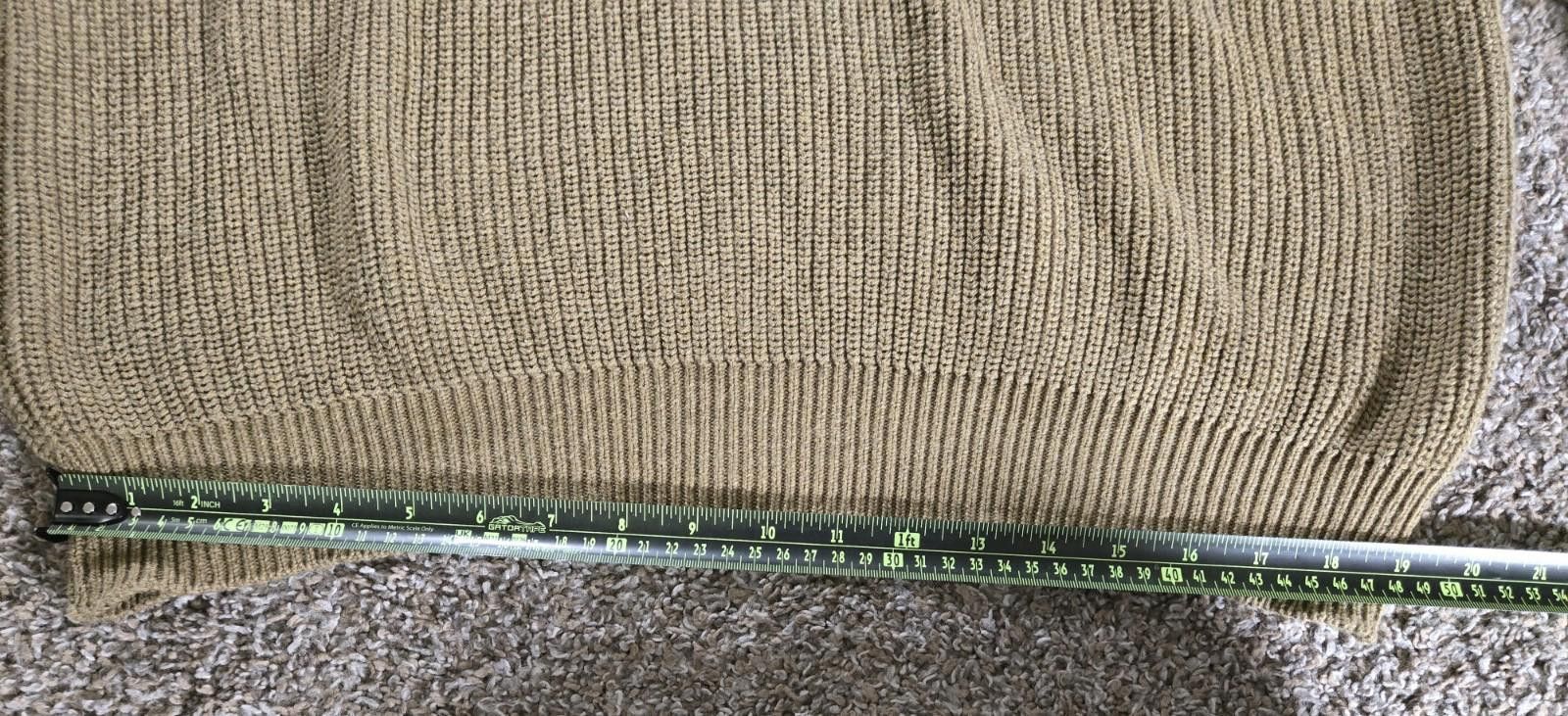 Orvis Orvis Mens L Shawl Collar Infantry Button Sweater Elbow Pads Size US L / EU 52-54 / 3 - 3 Thumbnail