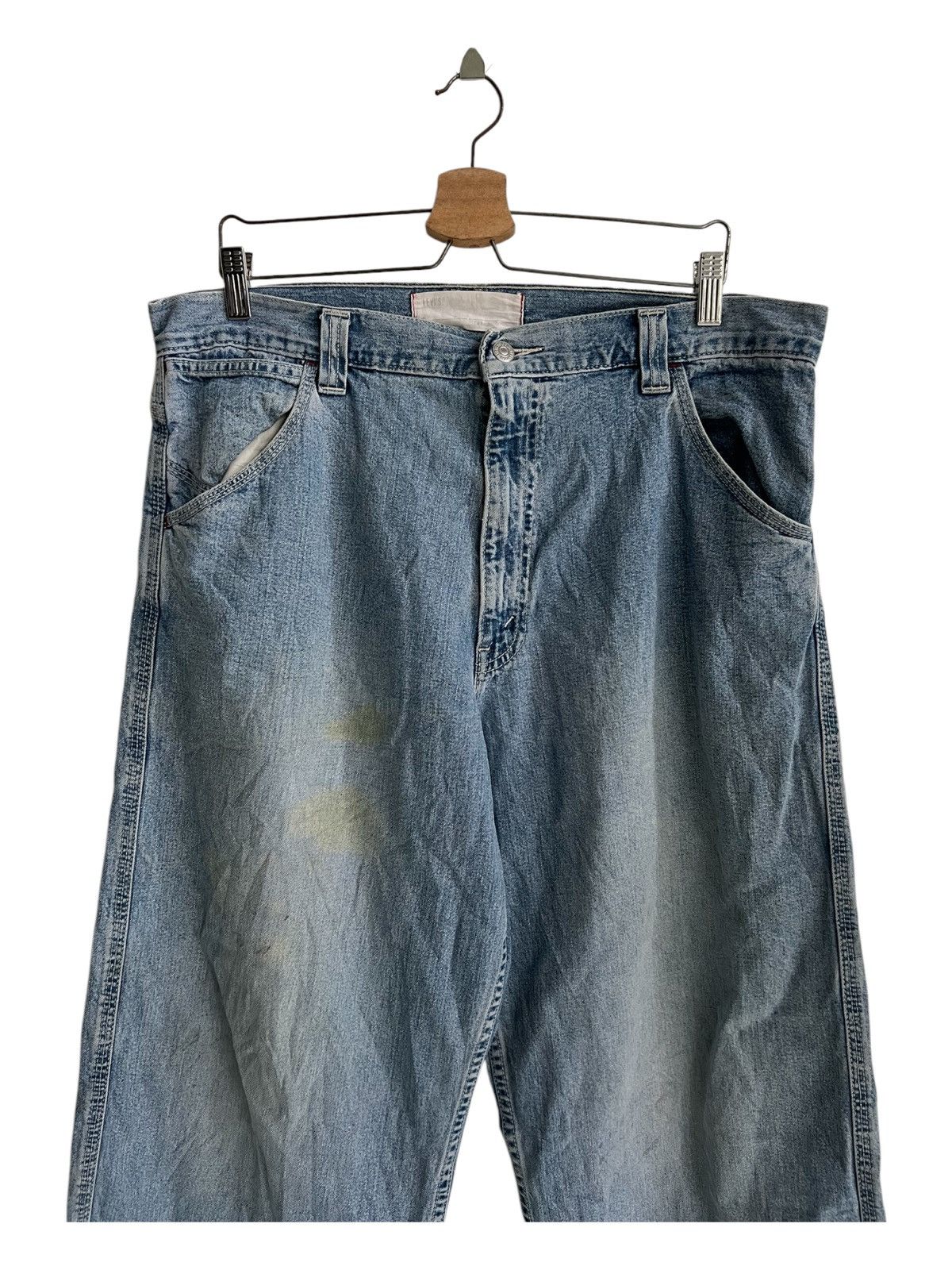 JNCO × Levi's Vintage Clothing × Vintage Y2K Levis Silvertab Super Baggy JNCO Style Jeans Denim Size US 36 / EU 52 - 6 Thumbnail