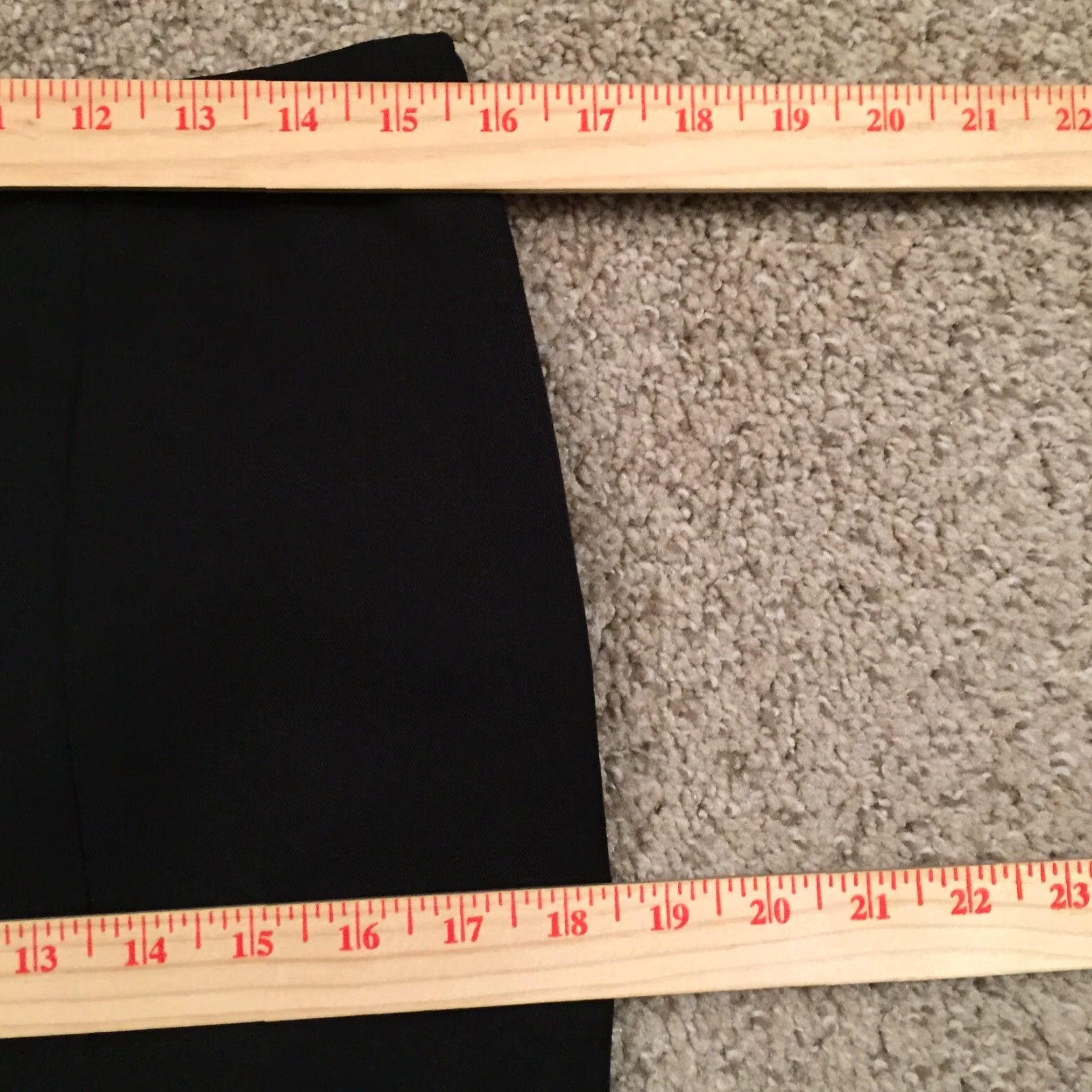 Evan Picone Evan Picone Skirt Size 6 Knee Length Lined Slit Black Pencil Size 28" / US 6 / IT 42 - 3 Thumbnail