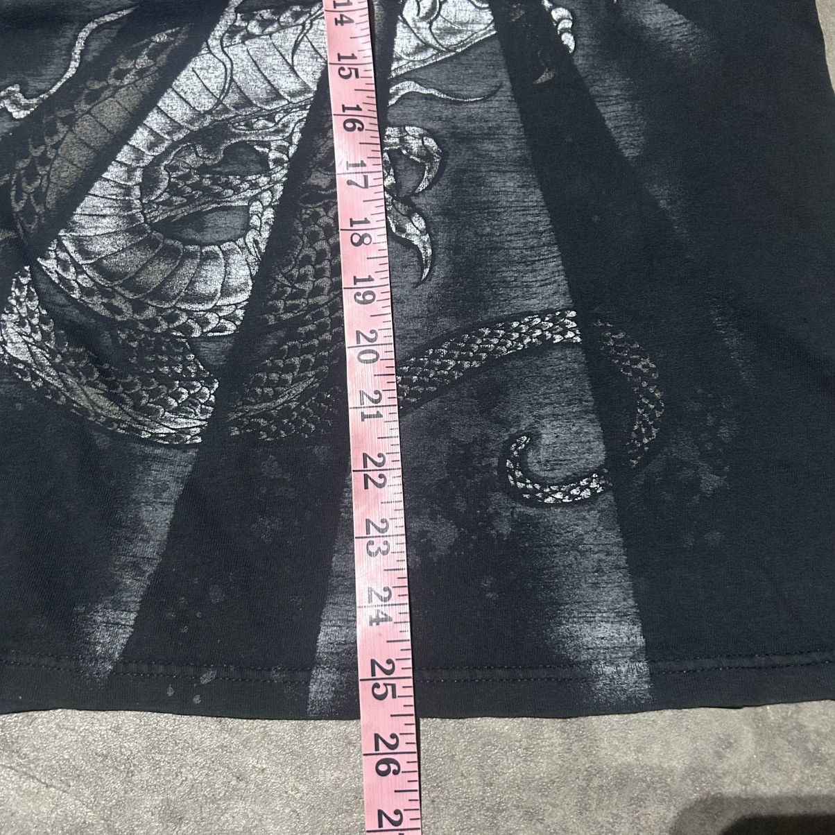 Affliction Y2k dragon grunge graphic tee shirt Size US XL / EU 56 / 4 - 7 Thumbnail