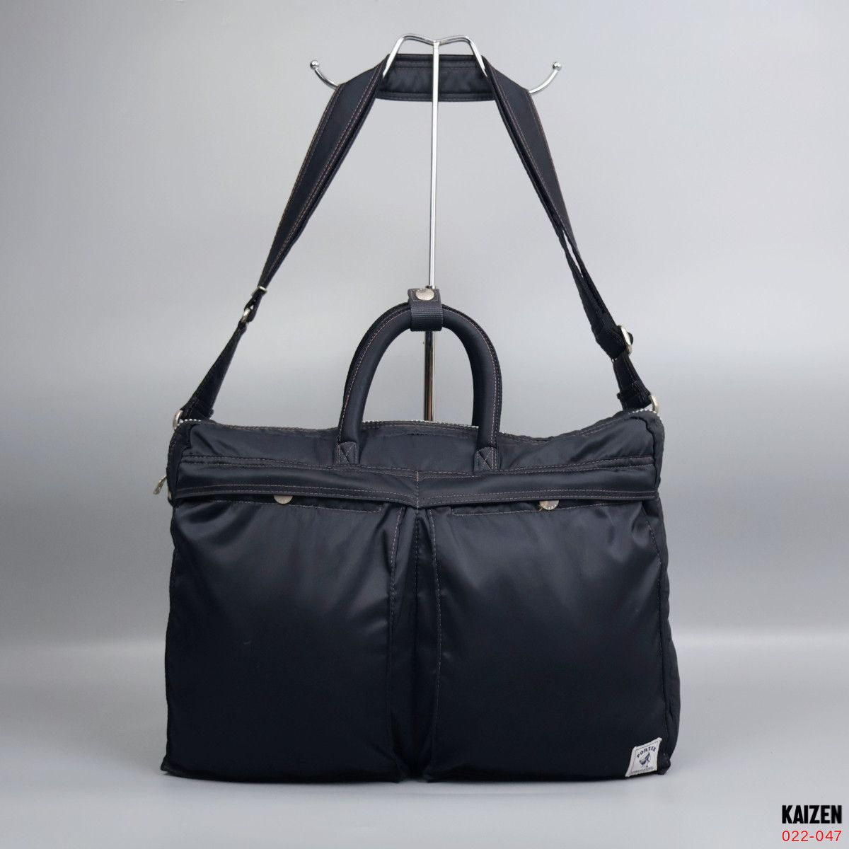 image of Porter International - Two-Way Bag in Black, Men's