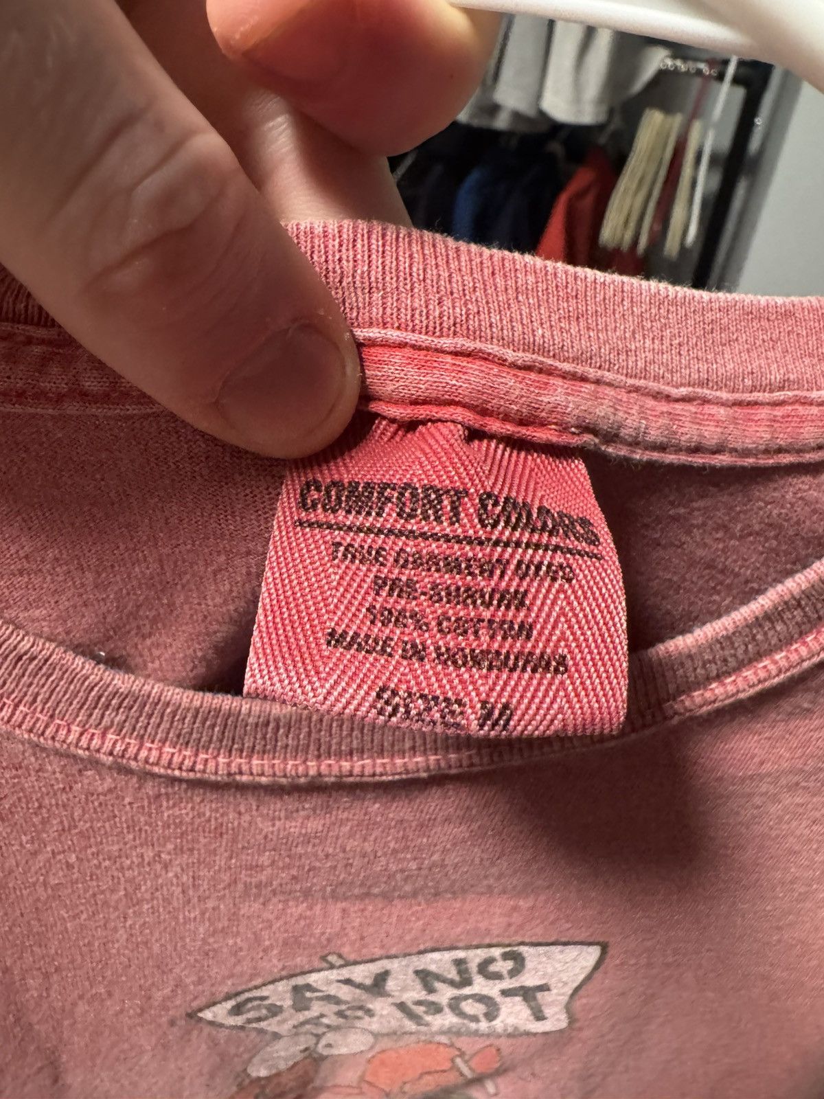 Vintage “Say No To Pot” tee Size US M / EU 48-50 / 2 - 3 Thumbnail