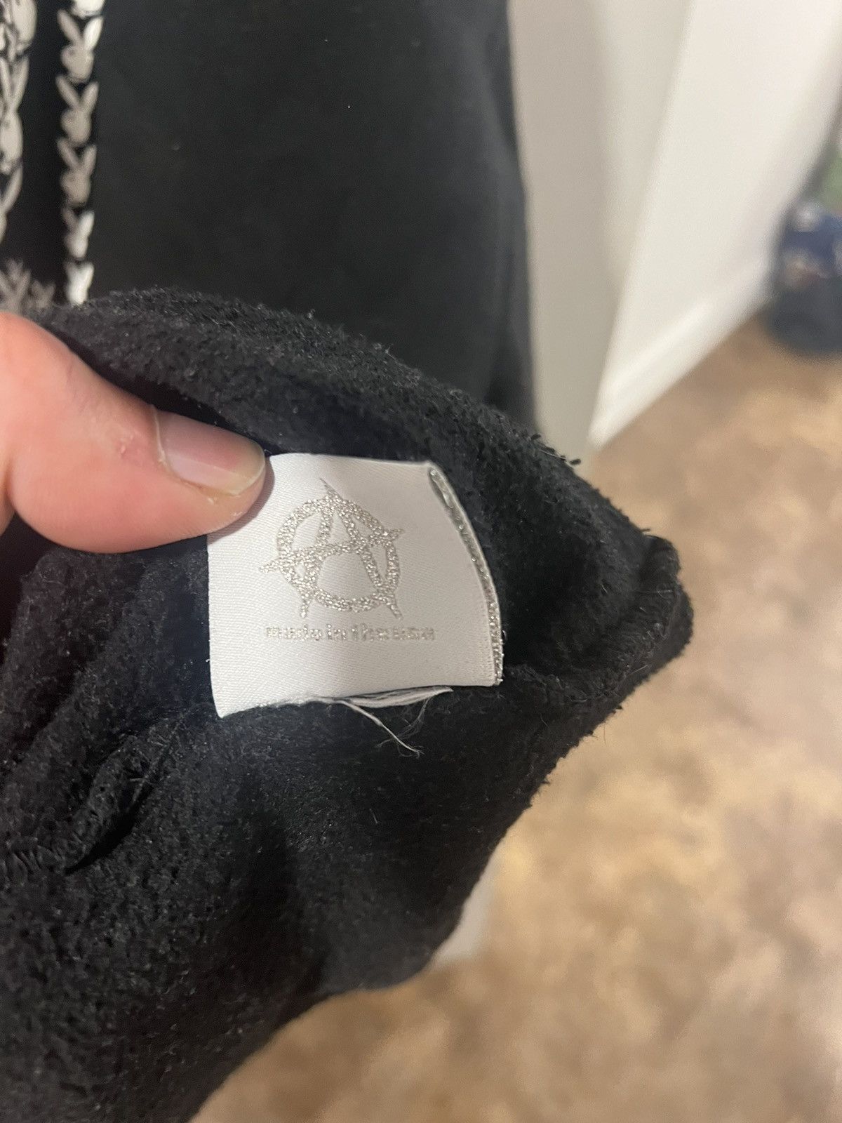 Playboy × Revenge Revenge x Playboy black logo hoodie Size US XL / EU 56 / 4 - 5 Thumbnail