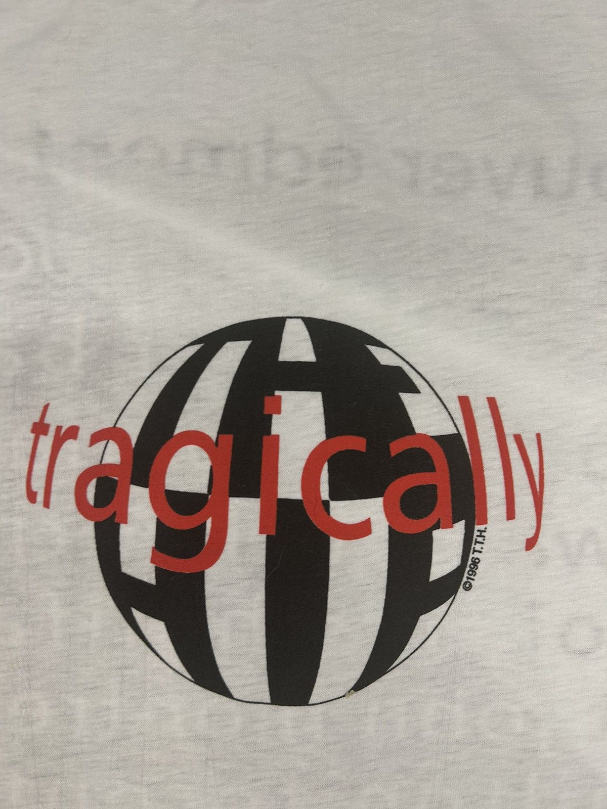 Band Tees × Vintage Crazy Vintage 1996 Tragically Hip Tour White Band Tee Shirt Size US XL / EU 56 / 4 - 4 Thumbnail