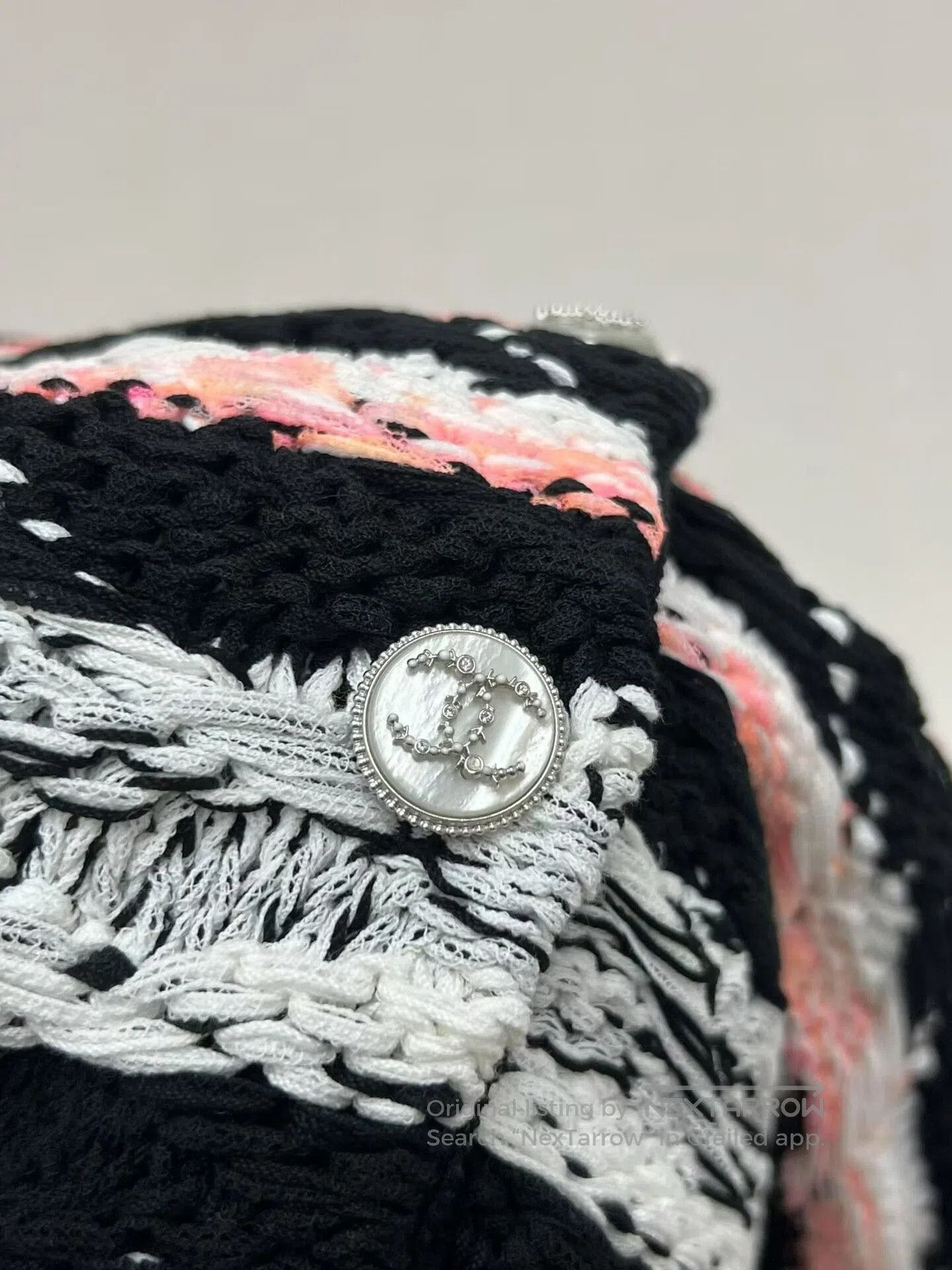 Chanel Chanel Color-Blocked Knit Cardigan Sweater. Size XS / US 0-2 / IT 36-38 - 5 Thumbnail