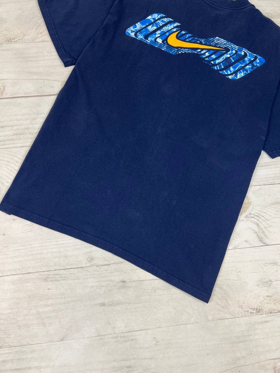 Nike Vintage Nike Swim T Shirt Big Logo Size US M / EU 48-50 / 2 - 8 Thumbnail