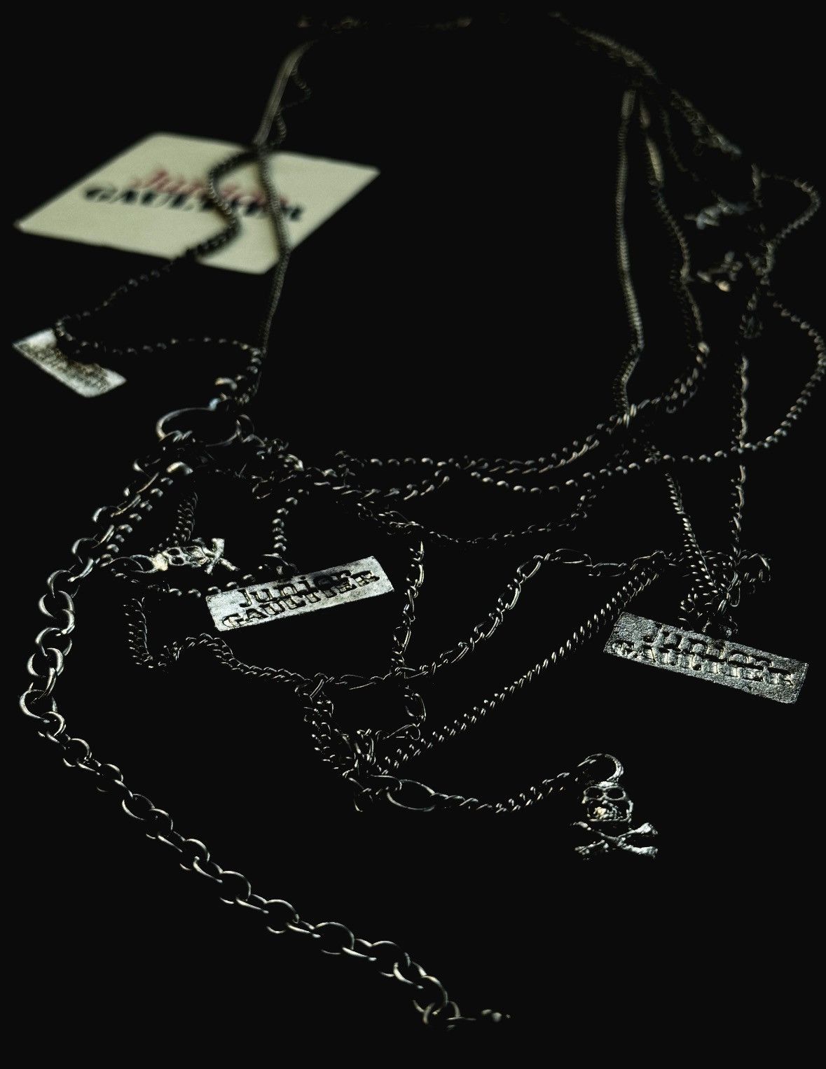 Jean Paul Gaultier Jean Paul Gaultier Junior Multi Chain Charm Necklace 1990 Size ONE SIZE - 2 Thumbnail