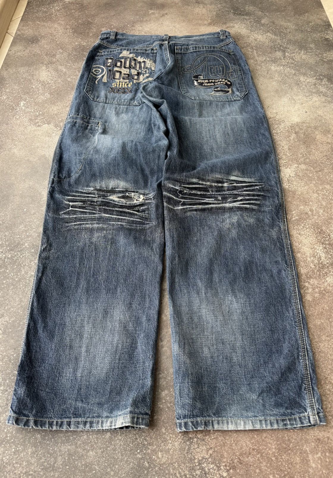Hysteric Glamour Japan Style Vintage Y2K Distressed Jeans Size US 30 / EU 46 - 2 Thumbnail