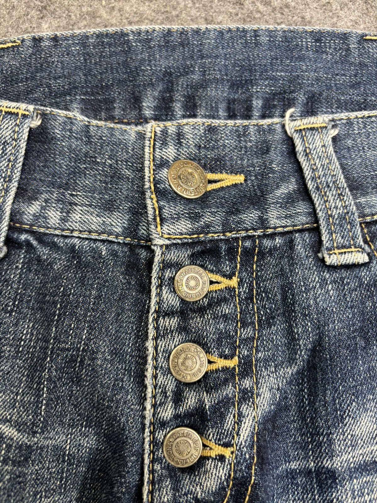 Tornado Mart 💥Bell Bottom💥Tornado Mart Crazy Claw Mark Denim F621 Size 33" - 3 Thumbnail