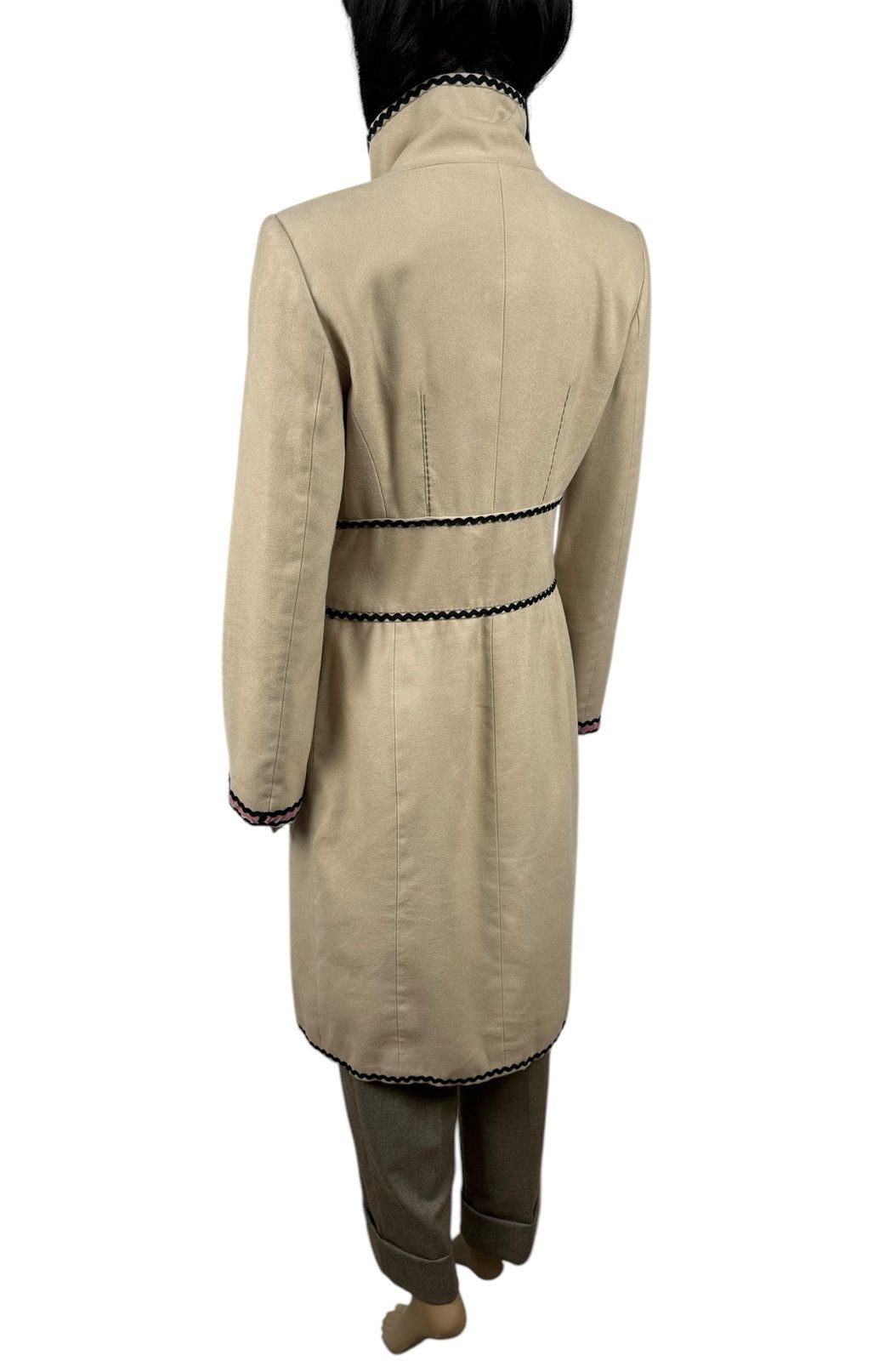 Designer × Max Mara PennyBlack Max Mara Line Long Coat Viscose-Cotton US6 Size S / US 4 / IT 40 - 7 Thumbnail