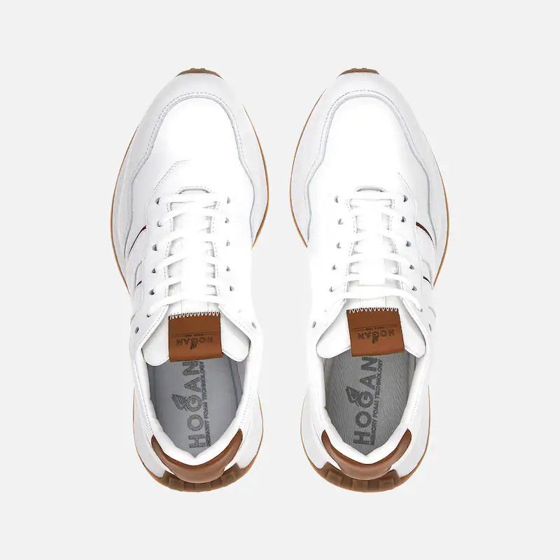 Hogan o1s22i1n1024 H601 Sneakers in White Brown Size US 10 / EU 43 - 4 Thumbnail