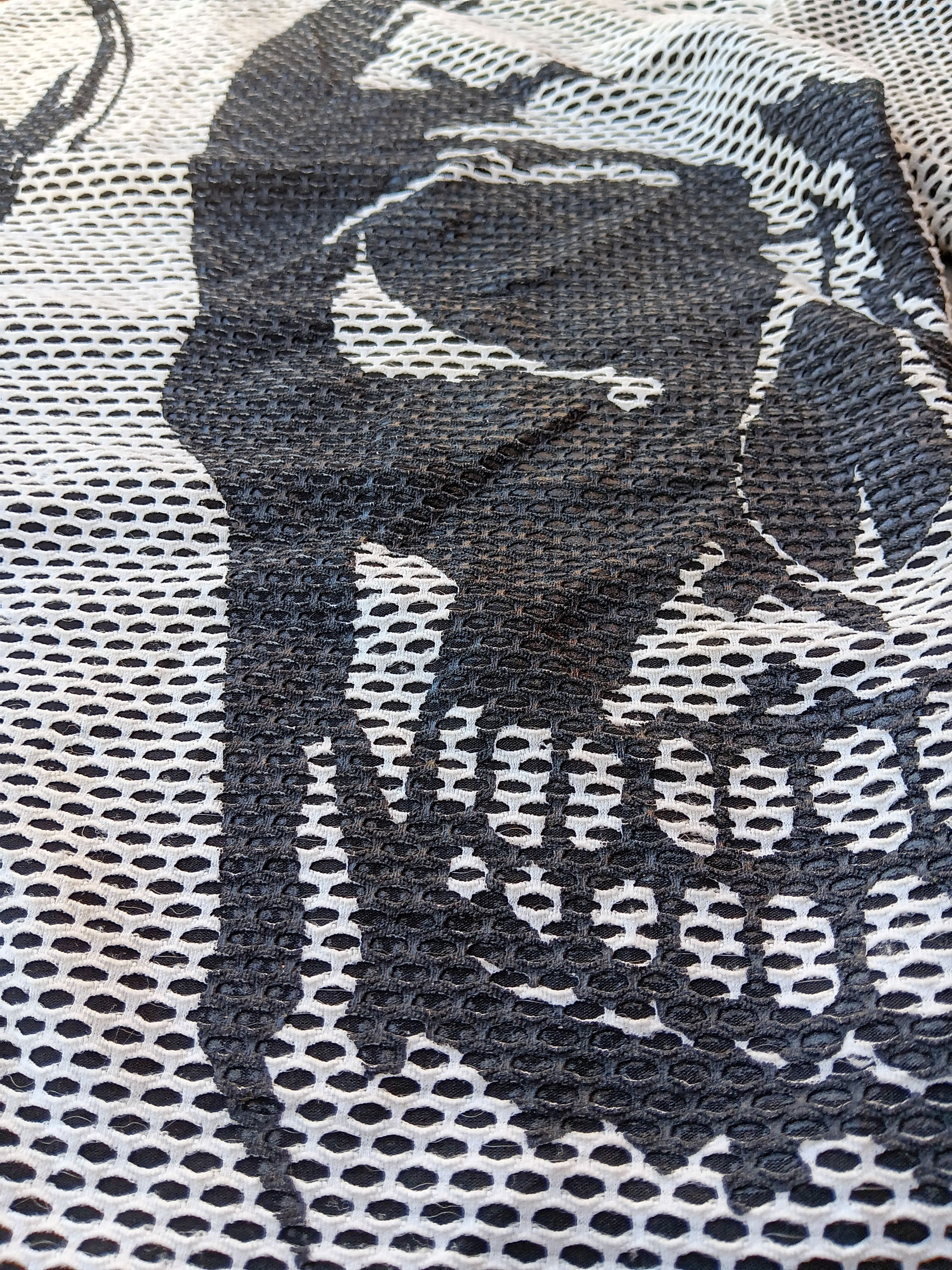 Japanese Brand Sensual pma big skull pattern mesh short sleeve Size US M / EU 48-50 / 2 - 13 Thumbnail